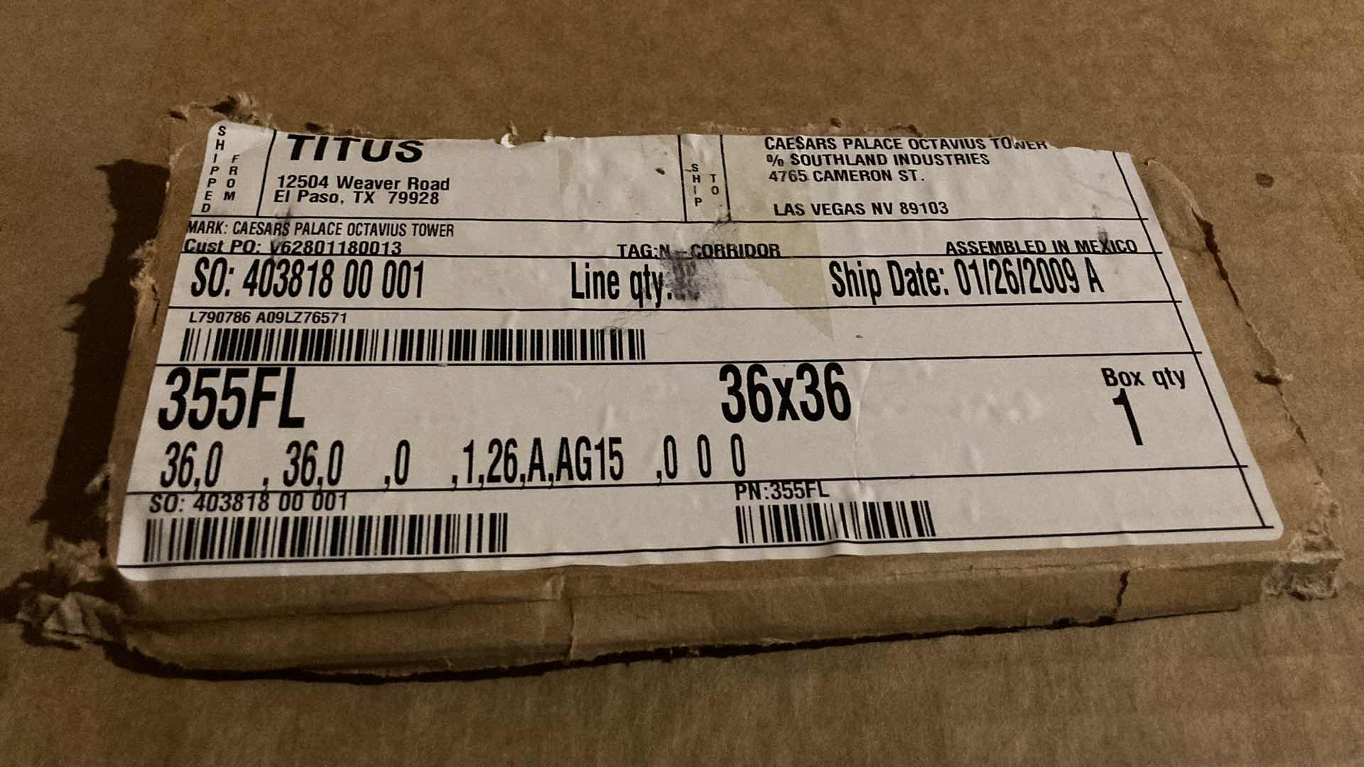 Photo 3 of NEW TITUS AIR VENT COVER 36” X 36” H 2.75”