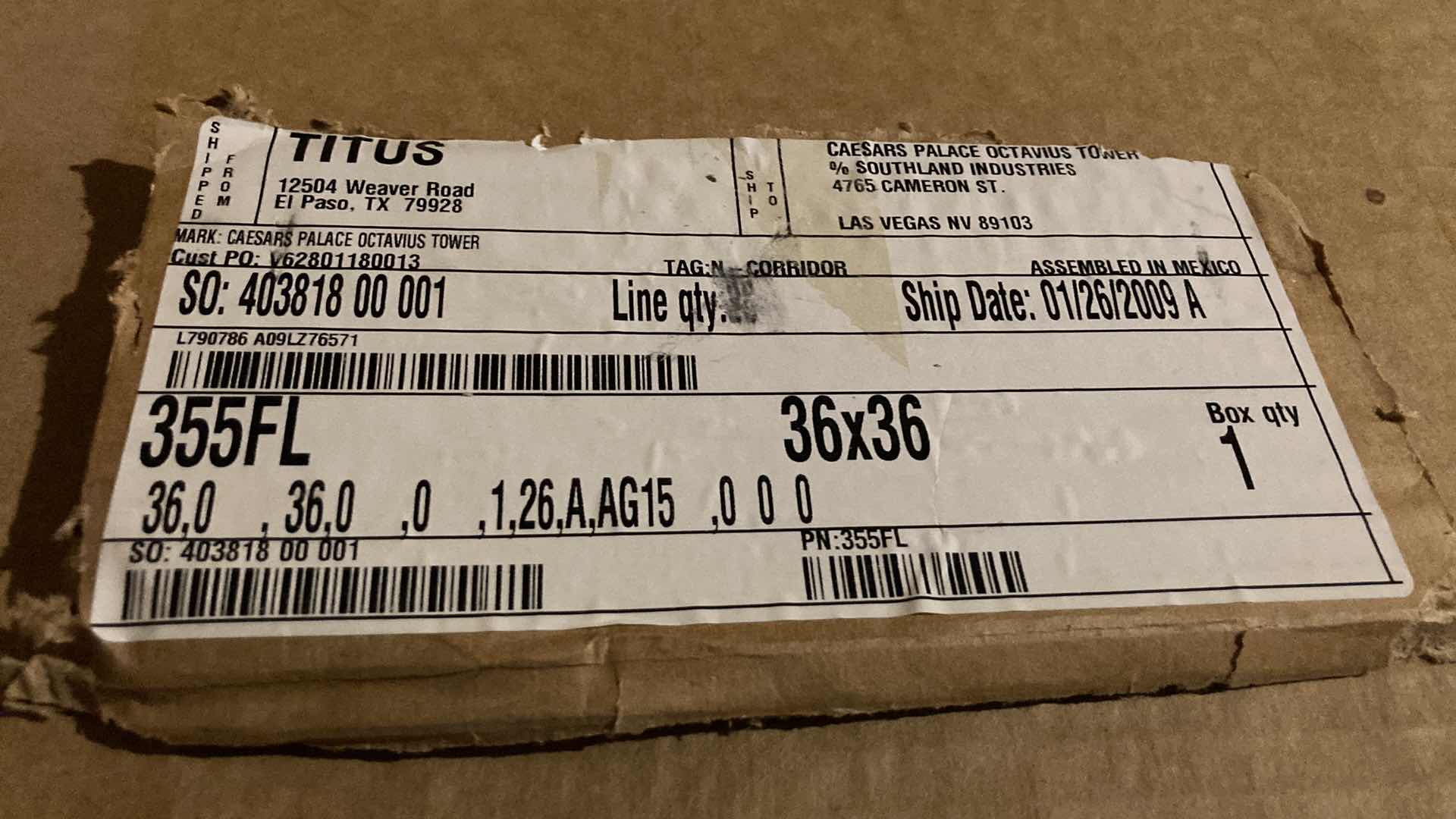 Photo 1 of NEW TITUS AIR VENT COVER 36” X 36” H 2.75”