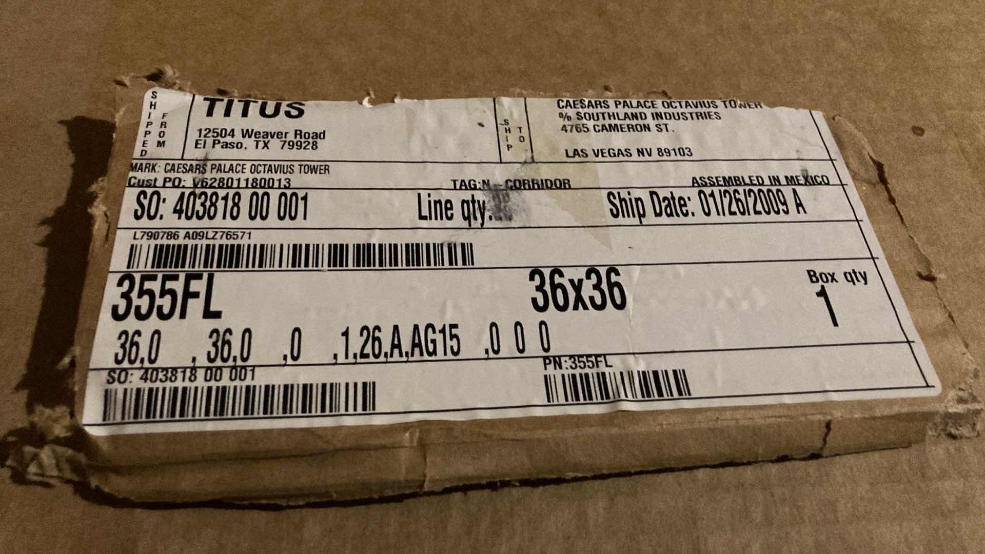 Photo 1 of NEW TITUS AIR VENT COVER 36” X 36” H 2.75”