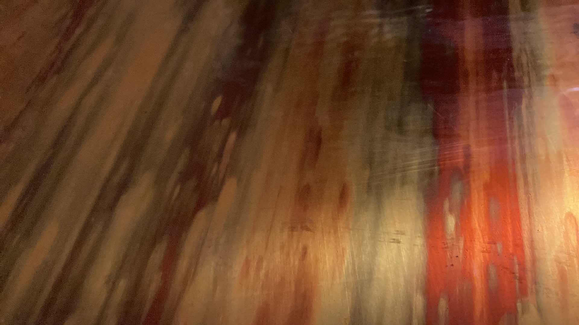 Photo 6 of DESIGN WORKS RESIN COATED TABLE TOP W SOLID STEEL BASE 38” X 30” H 30.5” (NO HARDWARE)