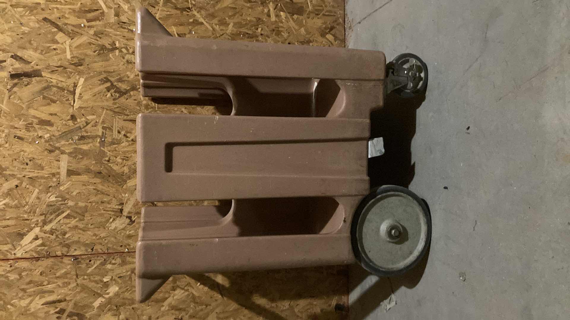 Photo 2 of CAMBRO ROLLING PLATE RACK