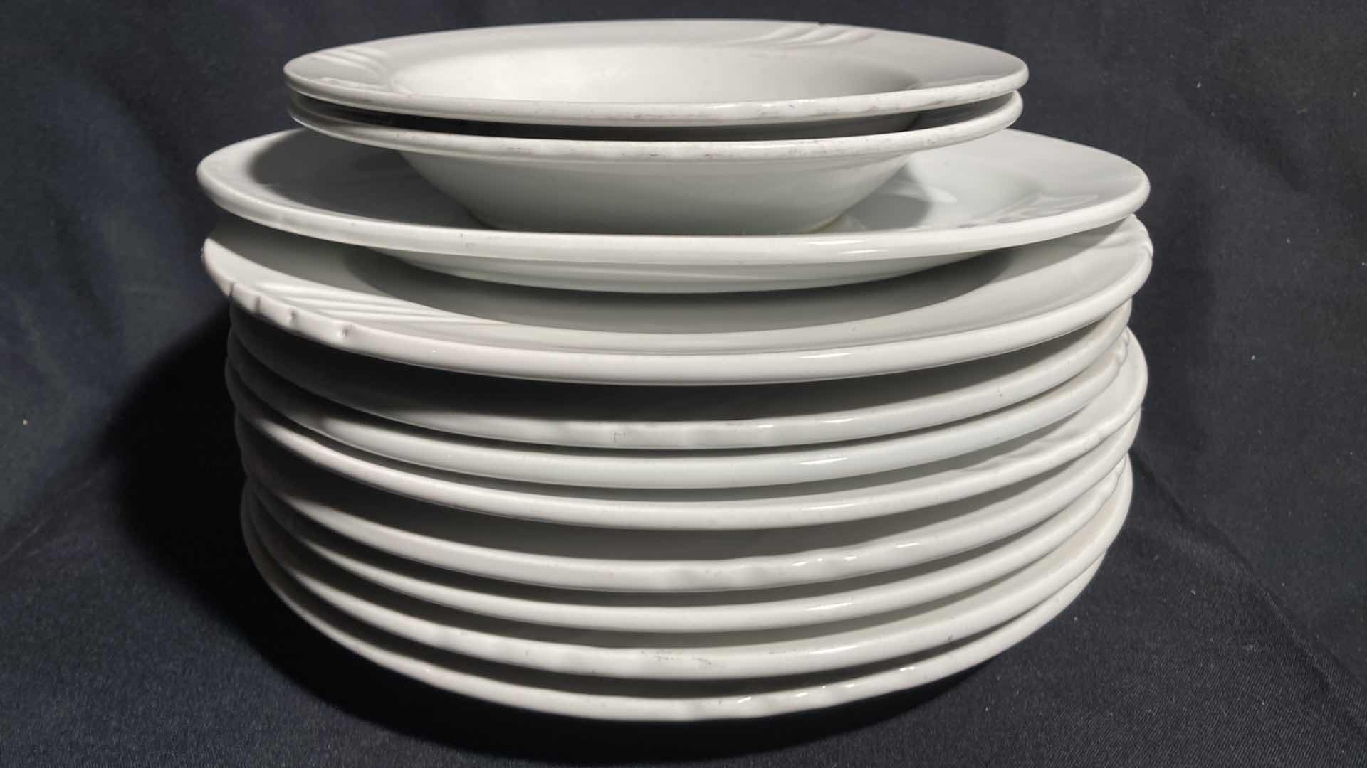 Photo 1 of BRIANA REGO FINE PORCELAIN WHITE DINING SET (11)