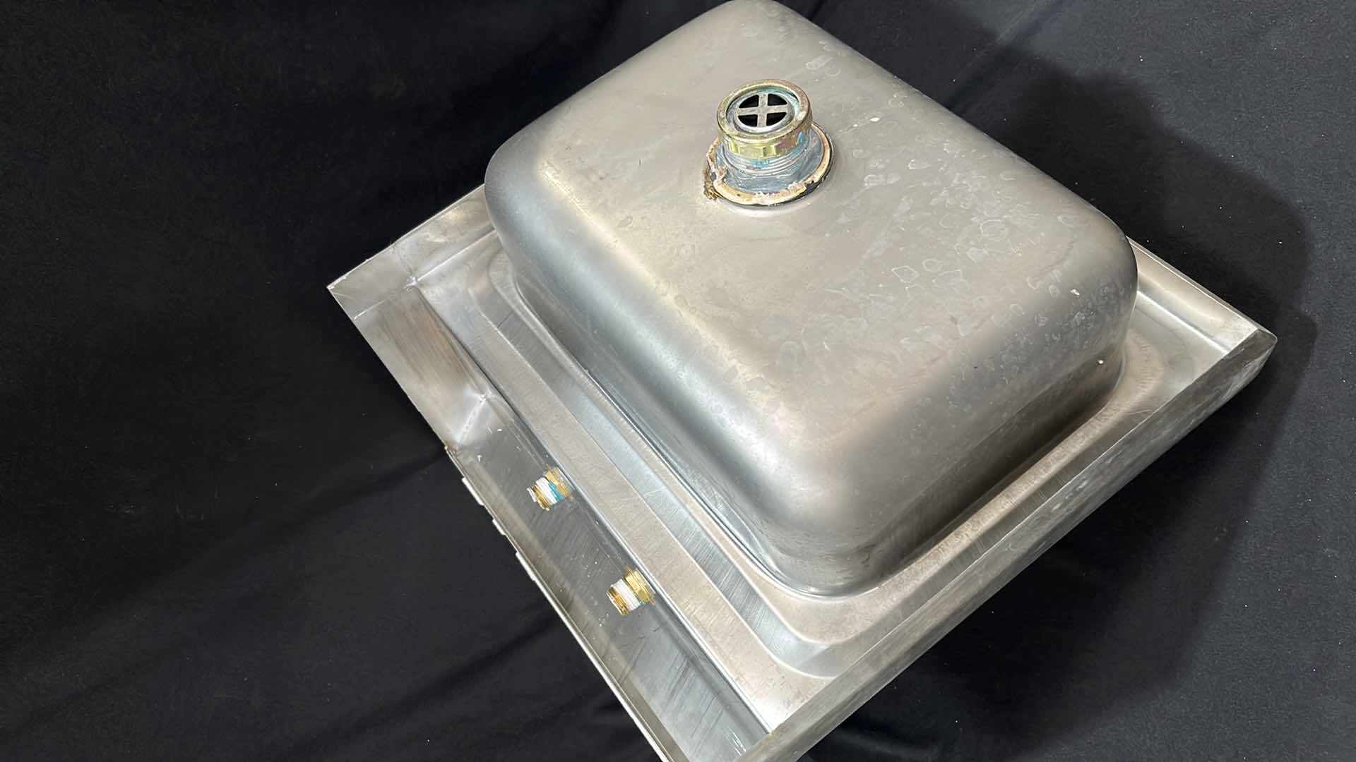 Photo 1 of BK RESOURCES STAINLESS STEEL HAND SINK 17.25” X 15.5” X 14”H (MODEL #BKHS-W-1410)