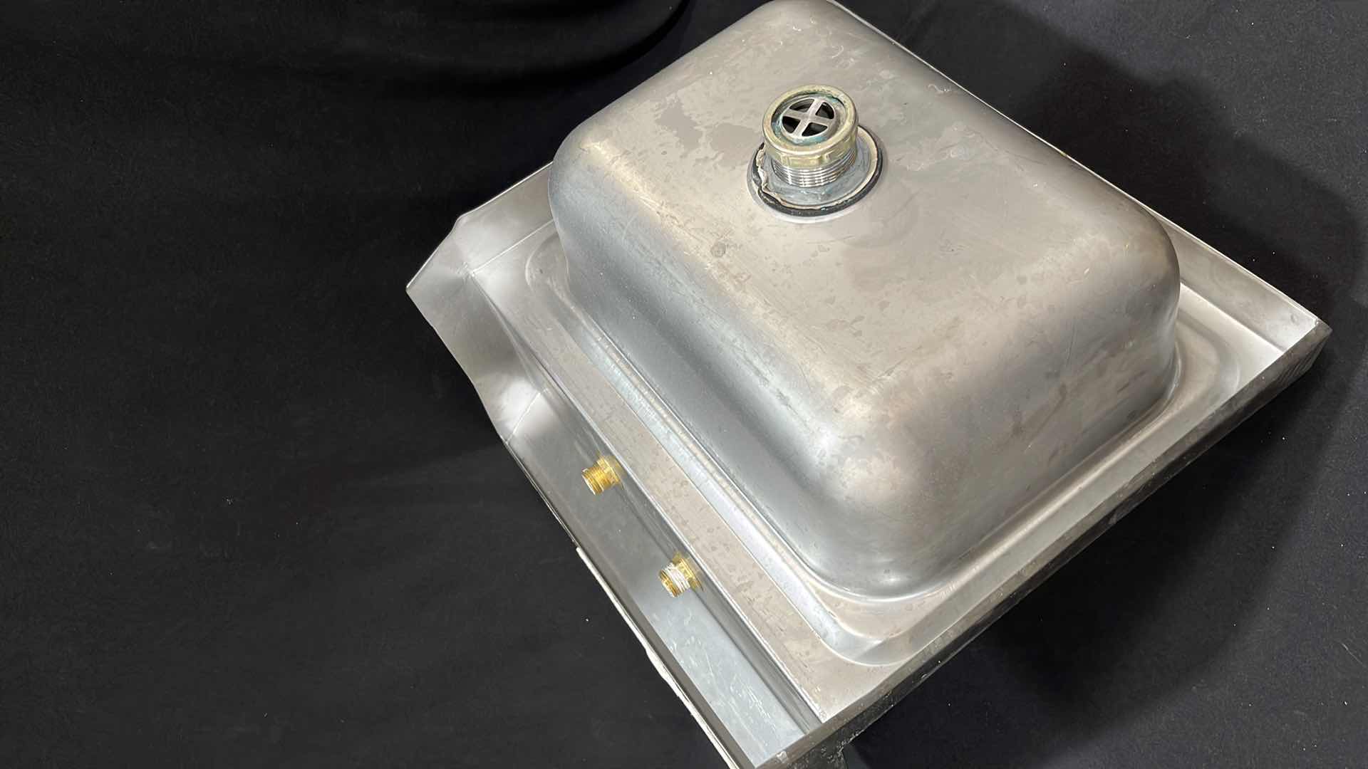 Photo 1 of BK RESOURCES STAINLESS STEEL HAND SINK 17.25” X 15.5” X 14”H (MODEL #BKHS-W-1410)