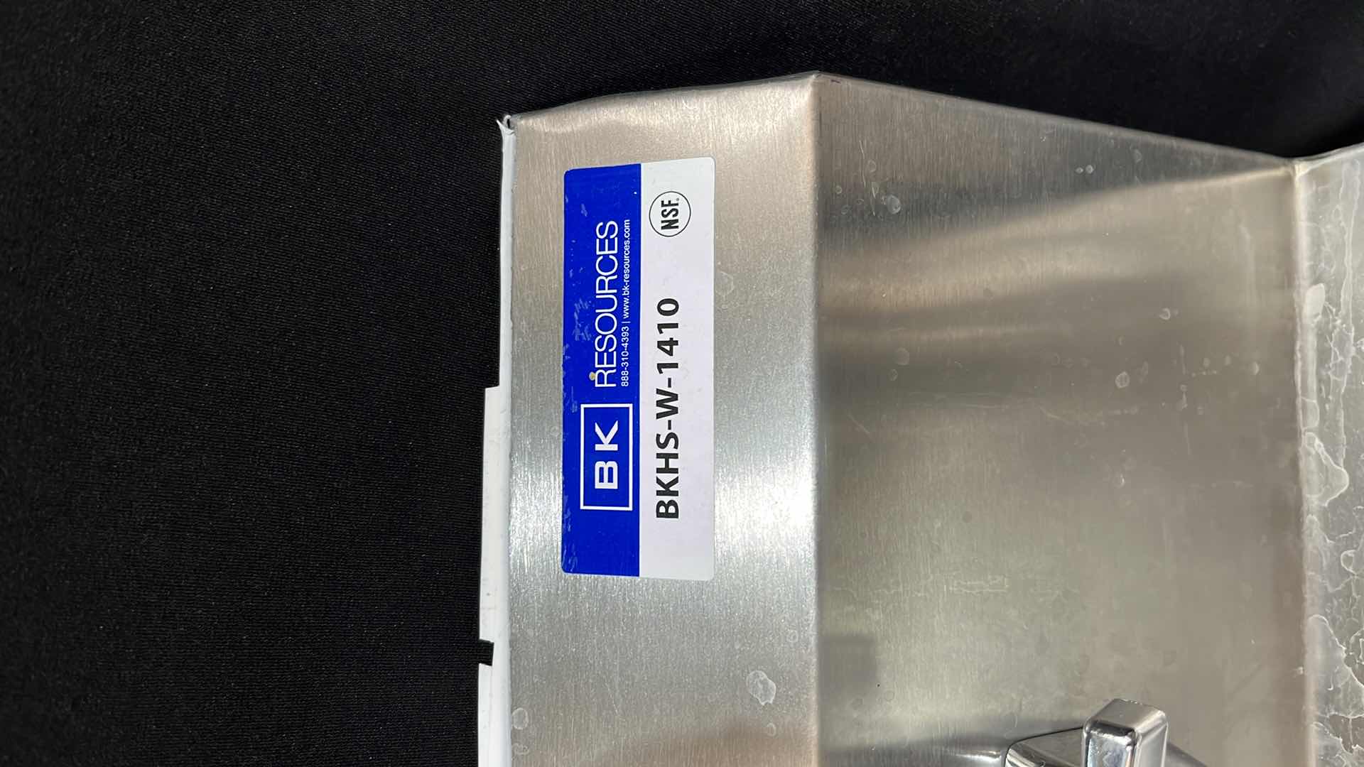 Photo 1 of BK RESOURCES STAINLESS STEEL HAND SINK 17.25” X 15.5” X 14”H (MODEL #BKHS-W-1410)