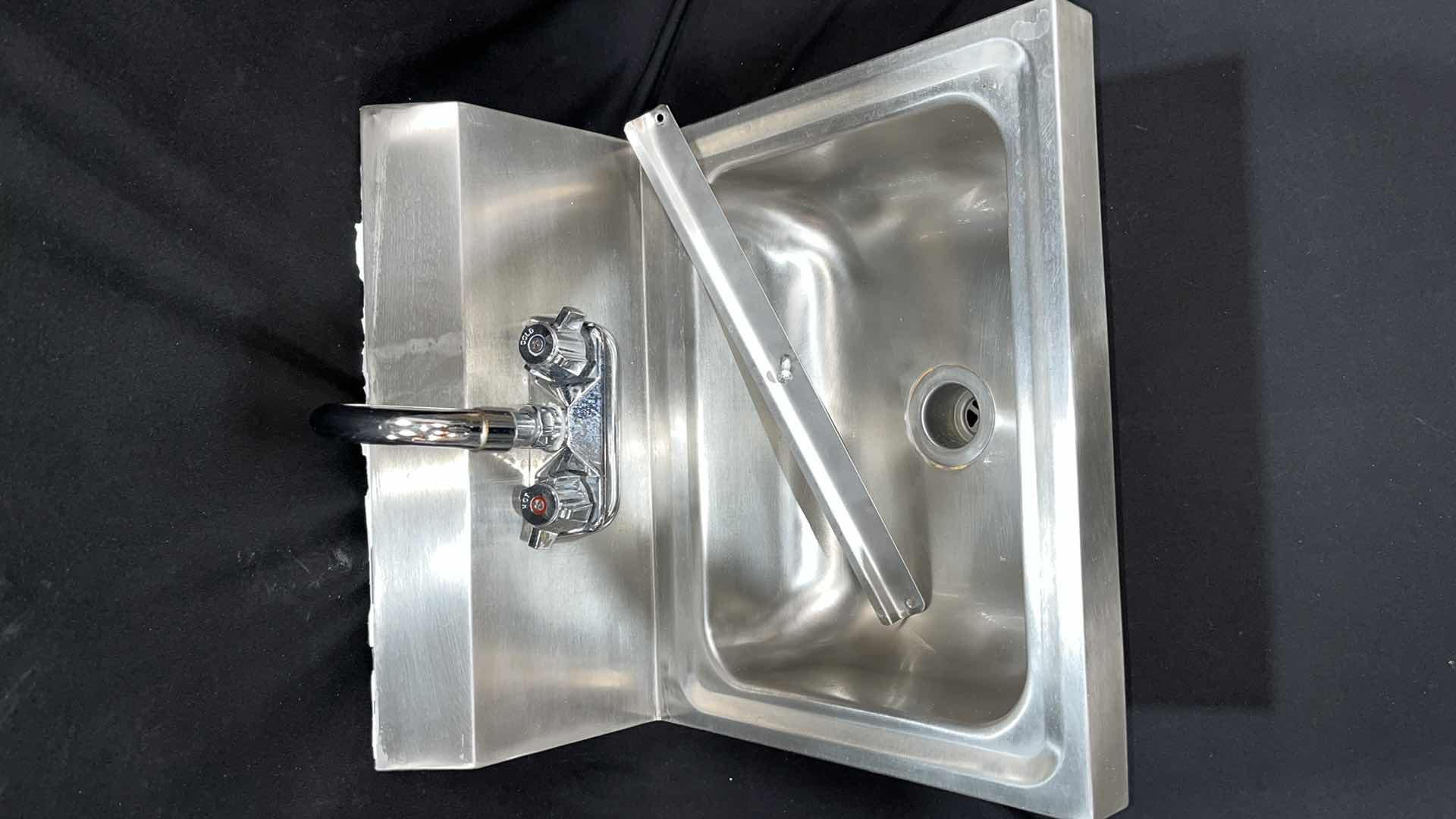 Photo 1 of STAINLESS STEEL HAND SINK 15” X 17.25” X 15”H