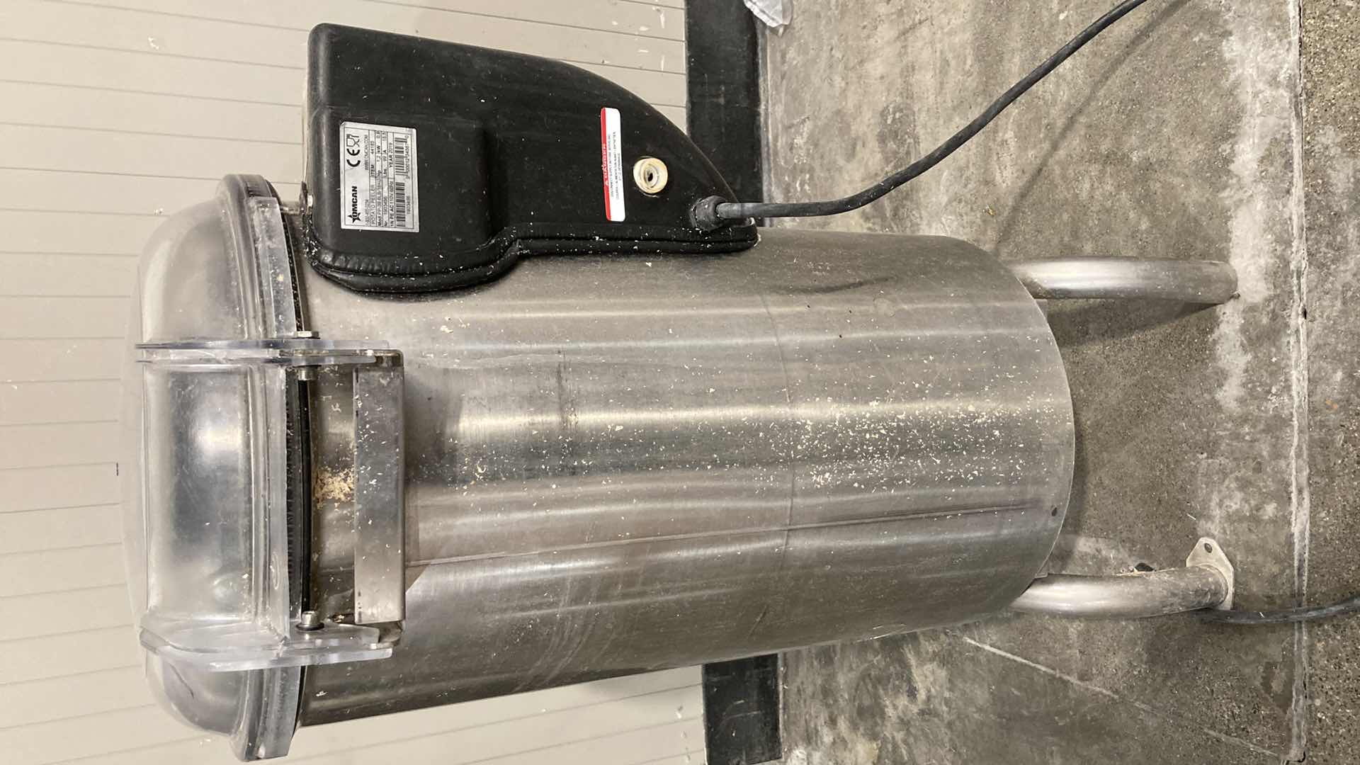 Photo 8 of OMCAN INDUSTRIAL POTATO PEELER MODEL PP-39.6LB/18KG