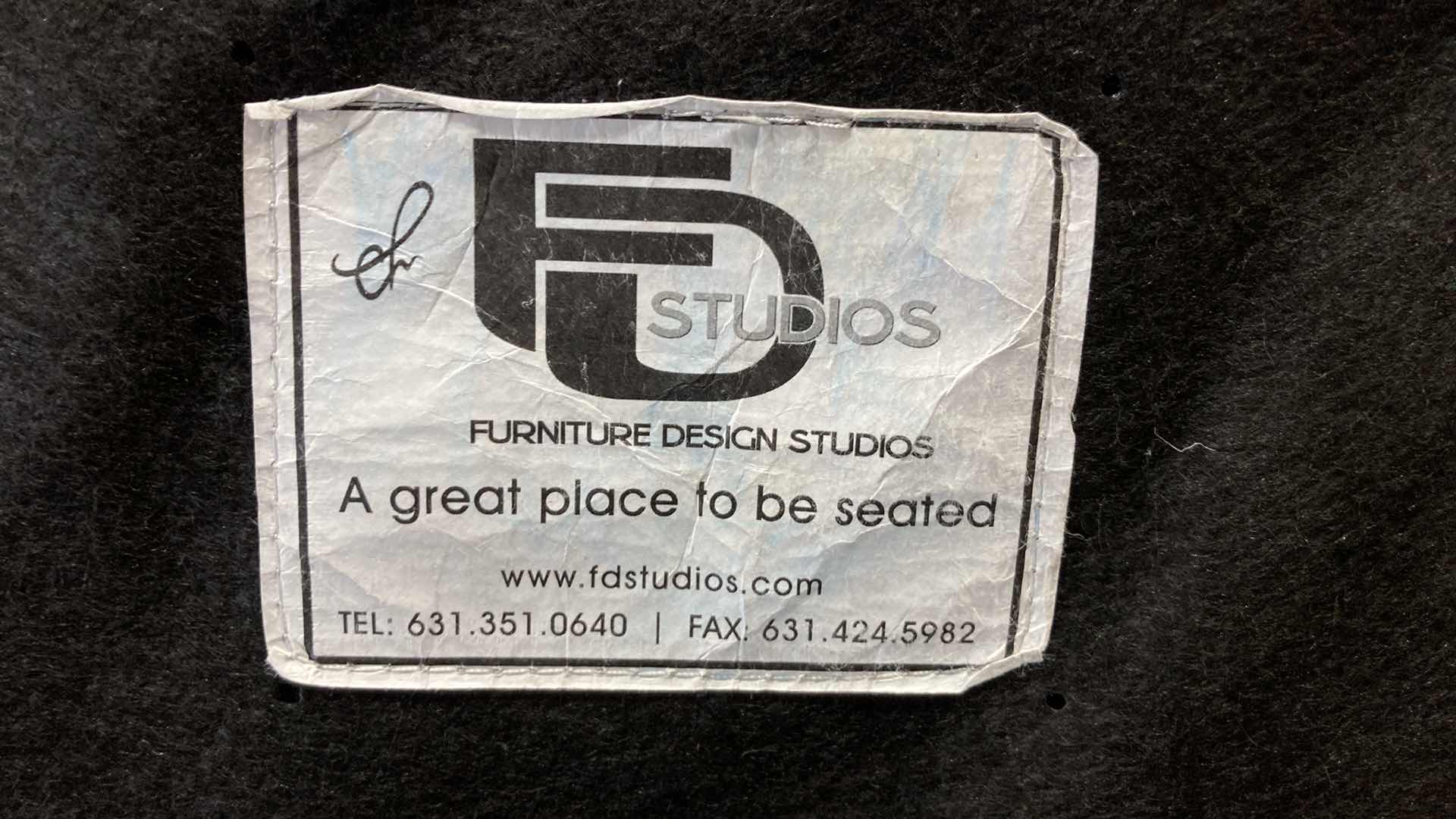 Photo 1 of F.D. STUDIOS ARTIFICIAL LEATHER RED SOFA 86” X 38” H 34” (DISPLAY MODEL)