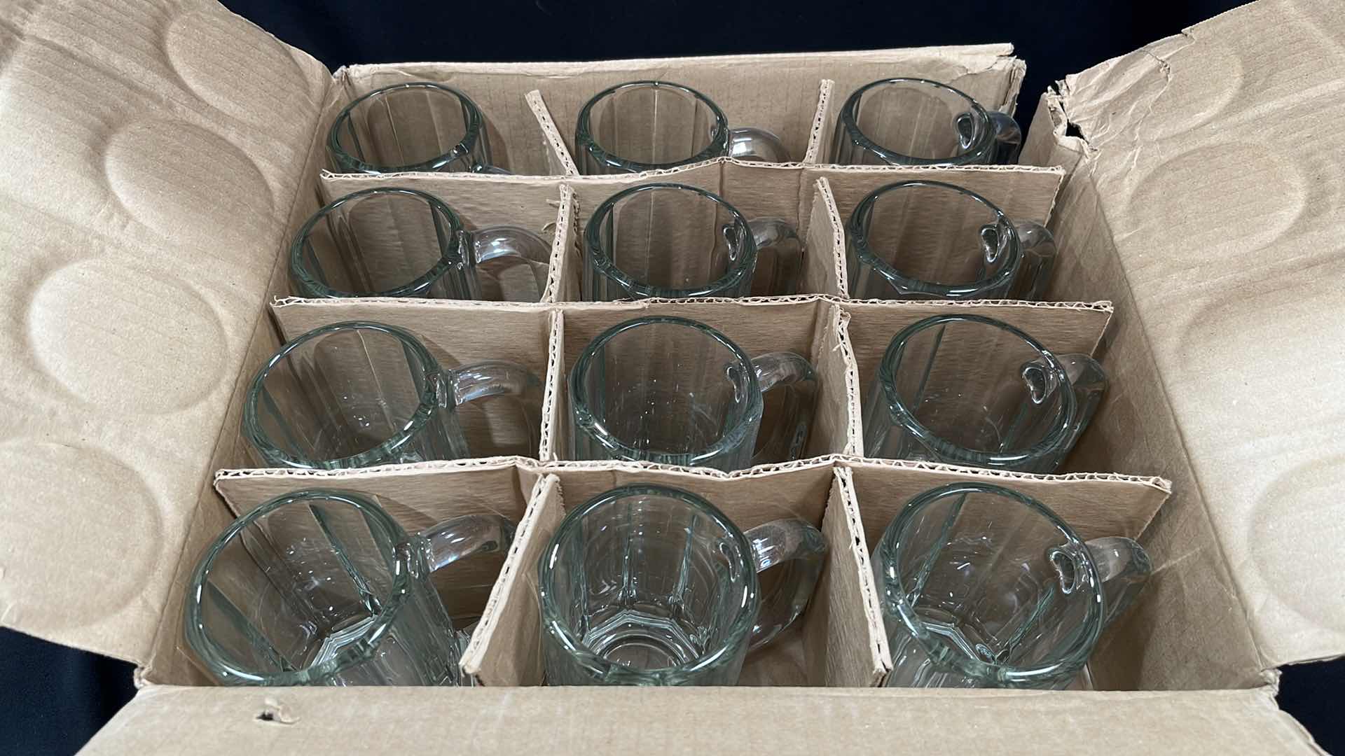 Photo 1 of LIBBEY 10 OZ PANELLED MUGS (12)