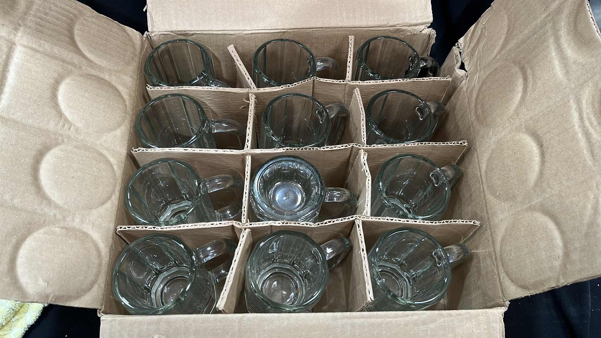 Photo 1 of LIBBEY 10 OZ PANELLED MUGS (12)