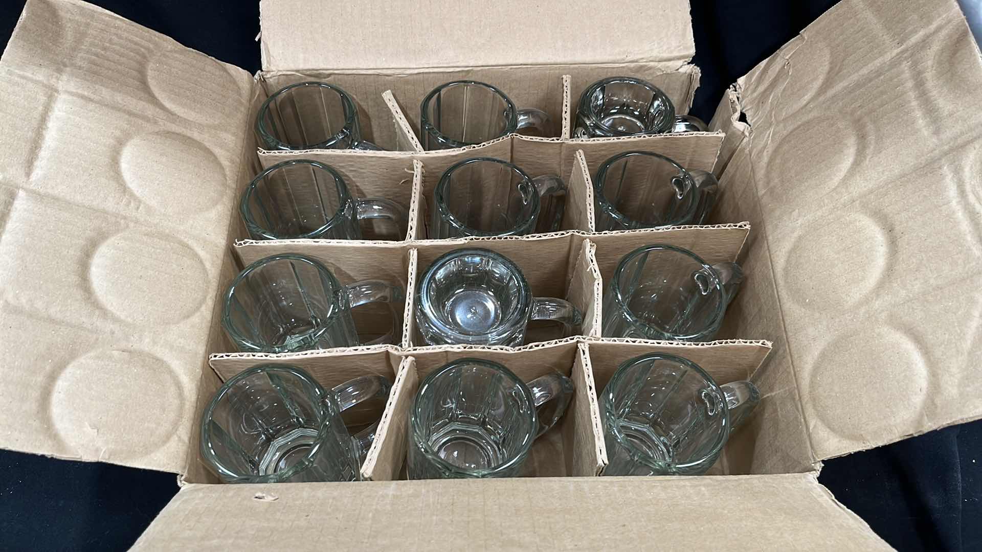 Photo 1 of LIBBEY 10 OZ PANELLED MUGS (12)