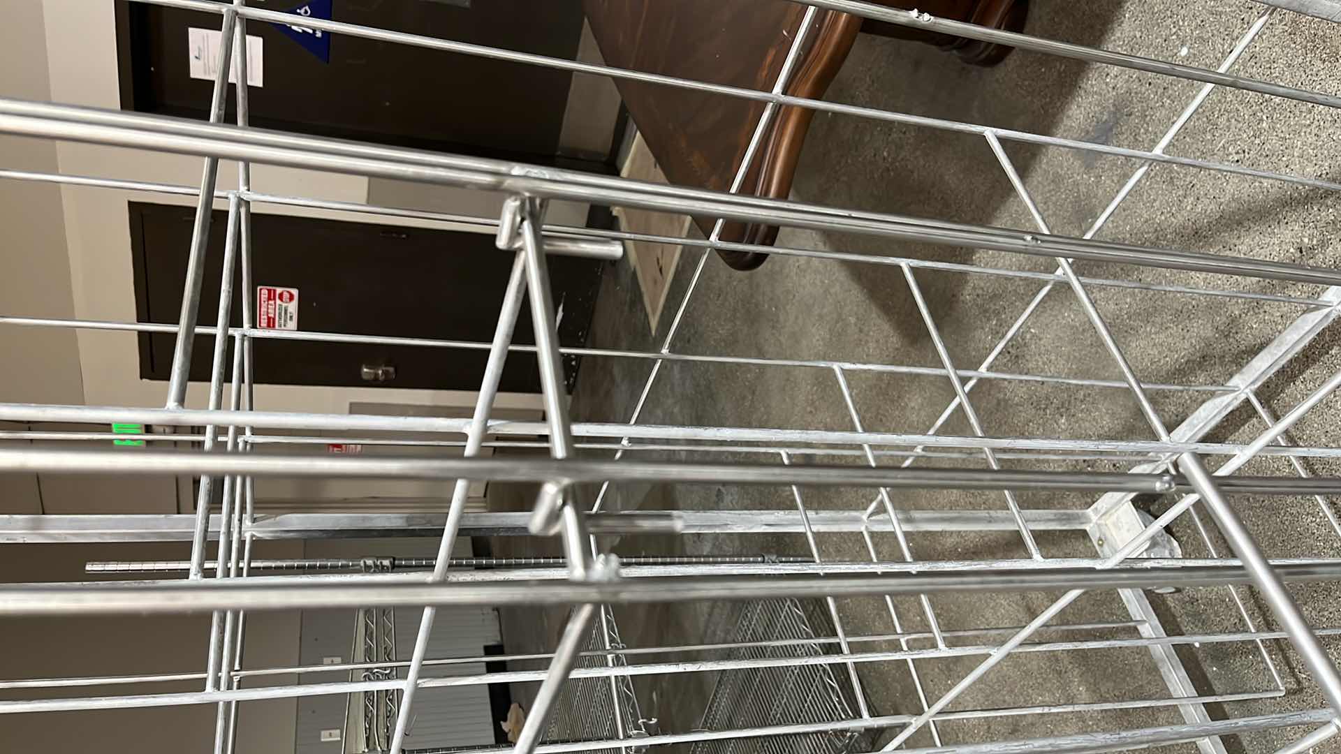 Photo 1 of COMMERCIAL DISHWASHING RACK 39.25” 37.5” H 77"