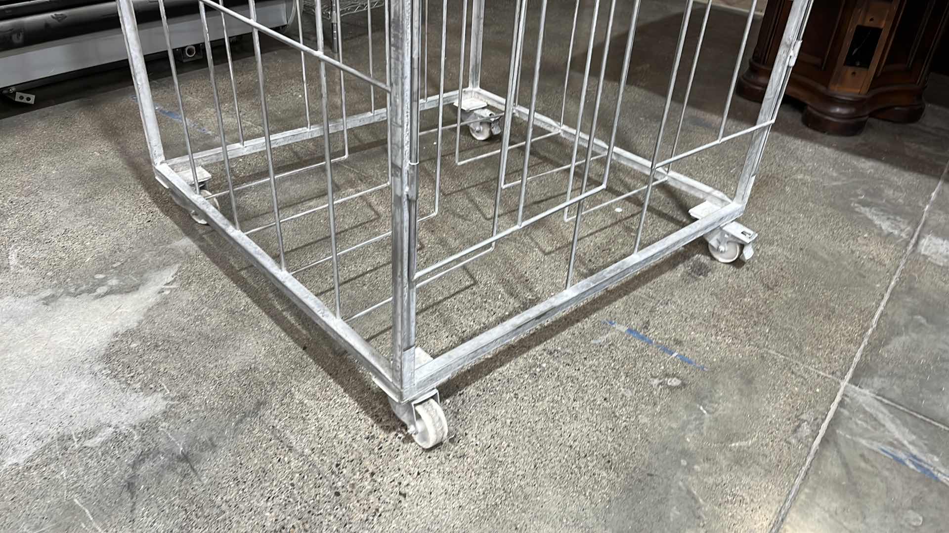 Photo 1 of COMMERCIAL DISHWASHING RACK 39.25” 37.5” H 77"