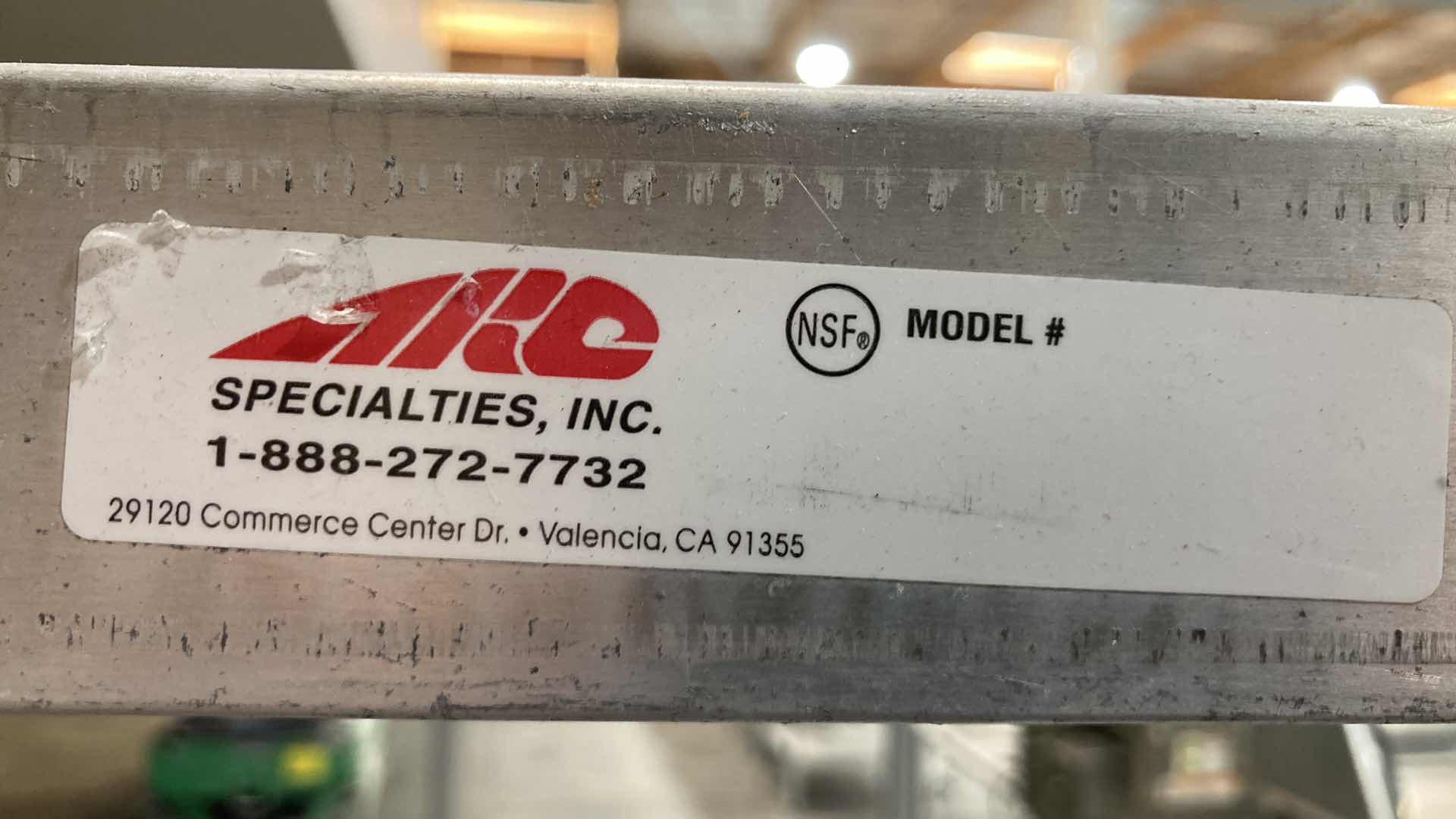 Photo 1 of ARC STEEL RACK 48.25” X 20.5” H 68.25”