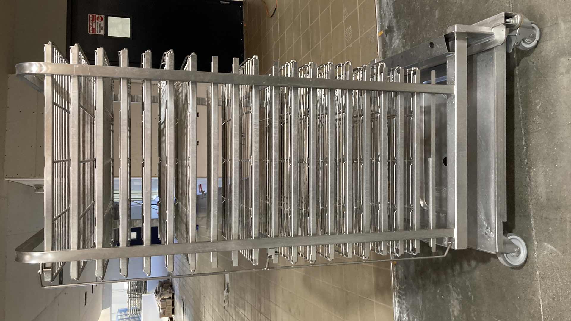 Photo 1 of ROLL-IN COMMERCIAL OVEN RACK 28” X 26” H 67” 