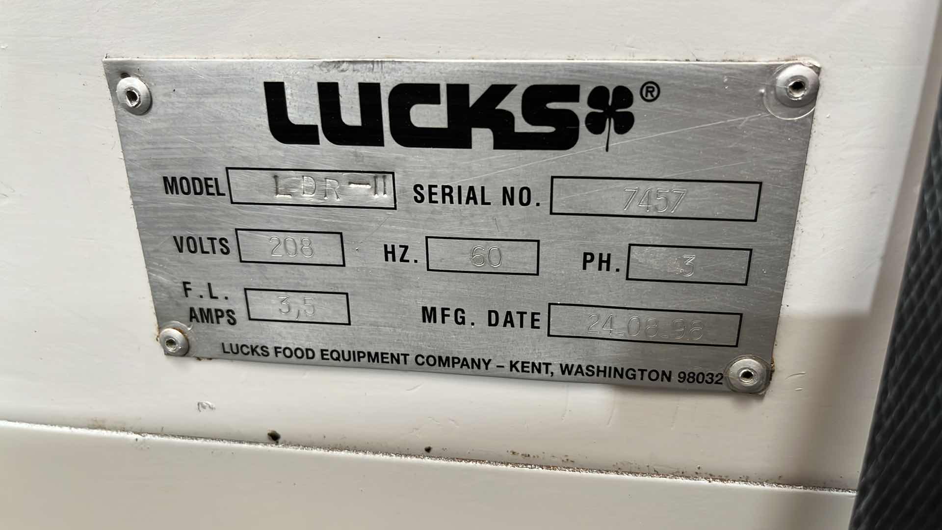 Photo 6 of LUCKS DOUGH DIVIDER/ROUNDER
MODEL LDR-11