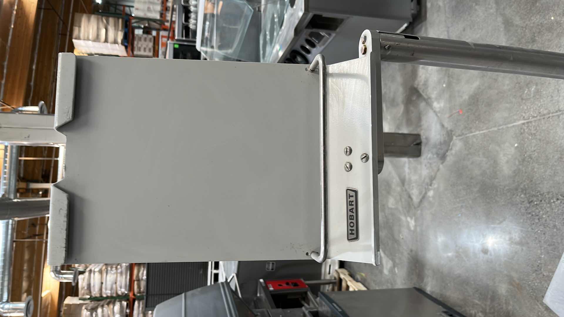 Photo 24 of HOBART COMMERCIAL DIGITAL DELI WRAPPING MACHINE W LABEL PRINTER MODEL UWS (HARDWIRED),  HEAT SEAL ENERGY SMART WRAPPER STATION W QUANTUM LABEL PRINTER (2),
HOBART ROLLER/DISCHARGE TABLE (MODEL HRT5-3)