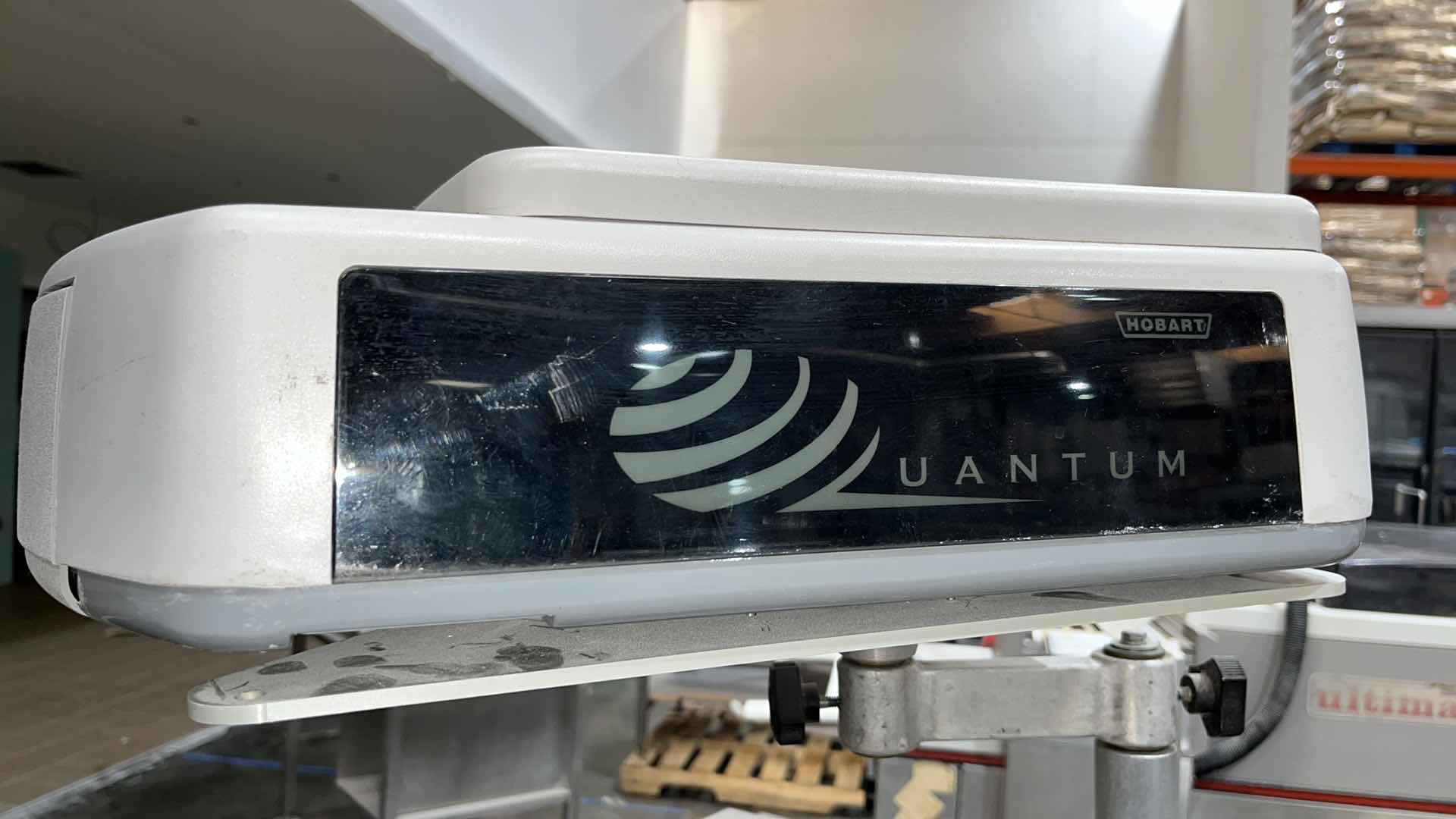 Photo 20 of HOBART COMMERCIAL DIGITAL DELI WRAPPING MACHINE W LABEL PRINTER MODEL UWS (HARDWIRED),  HEAT SEAL ENERGY SMART WRAPPER STATION W QUANTUM LABEL PRINTER (2),
HOBART ROLLER/DISCHARGE TABLE (MODEL HRT5-3)