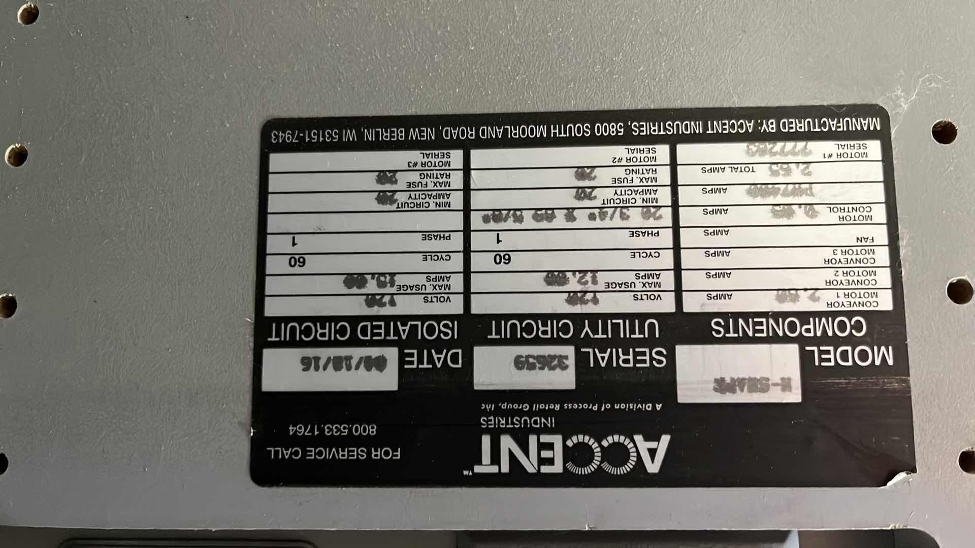 Photo 5 of ACCENT 2016 SINGLE BELT CHECK LANE W COMPLETE POS SYSTEM 97” X 25.5” H 42.5” (300+ LBS)