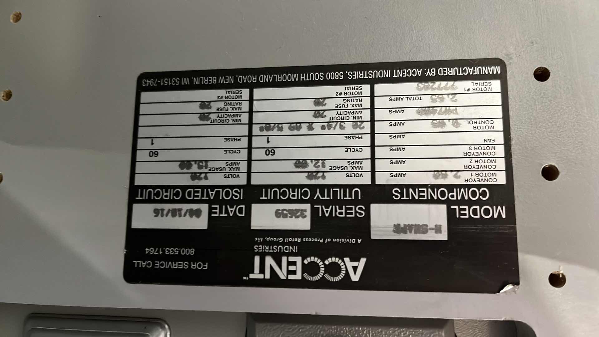 Photo 5 of ACCENT 2016 SINGLE BELT CHECK LANE W COMPLETE POS SYSTEM 97” X 25.5” H 42.5” (300+ LBS)