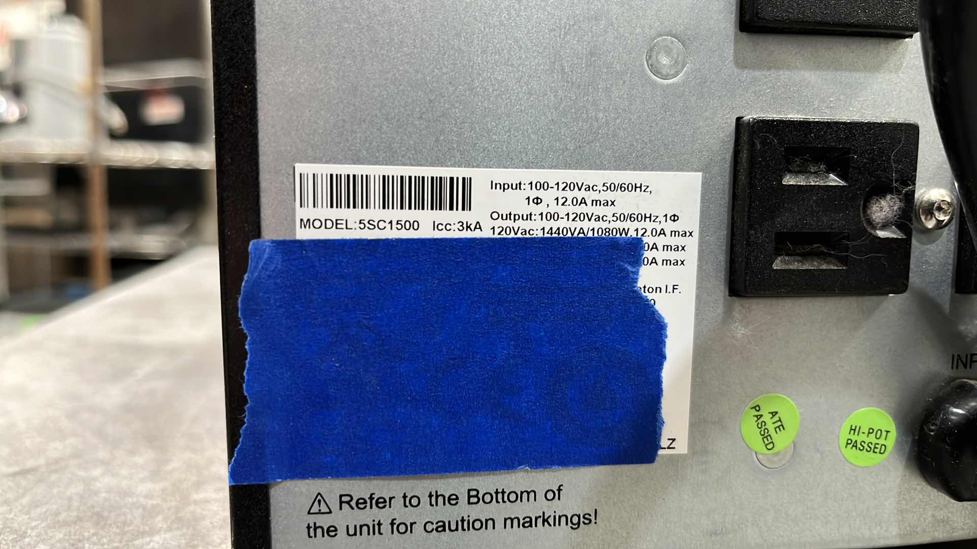 Photo 1 of ACCENT 2016 SINGLE BELT CHECK LANE W COMPLETE POS SYSTEM 97” X 25.5” H 42.5” (300+ LBS)
