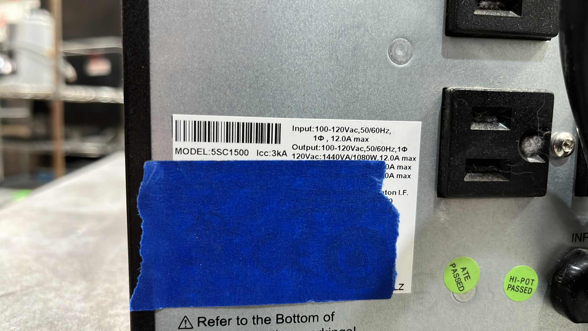 Photo 1 of ACCENT 2016 SINGLE BELT CHECK LANE W COMPLETE POS SYSTEM 97” X 25.5” H 42.5”
