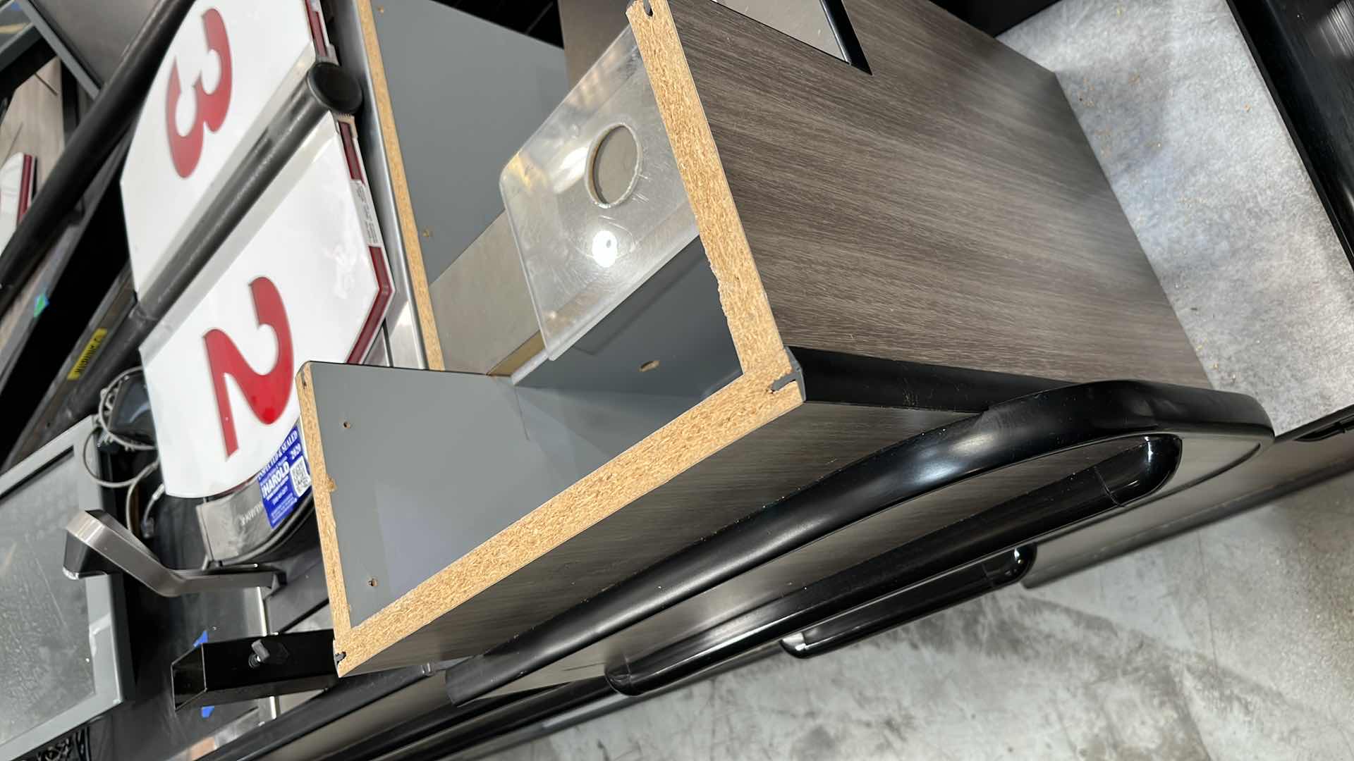 Photo 1 of ACCENT 2016 SINGLE BELT CHECK LANE W COMPLETE POS SYSTEM 97” X 25.5” H 42.5”