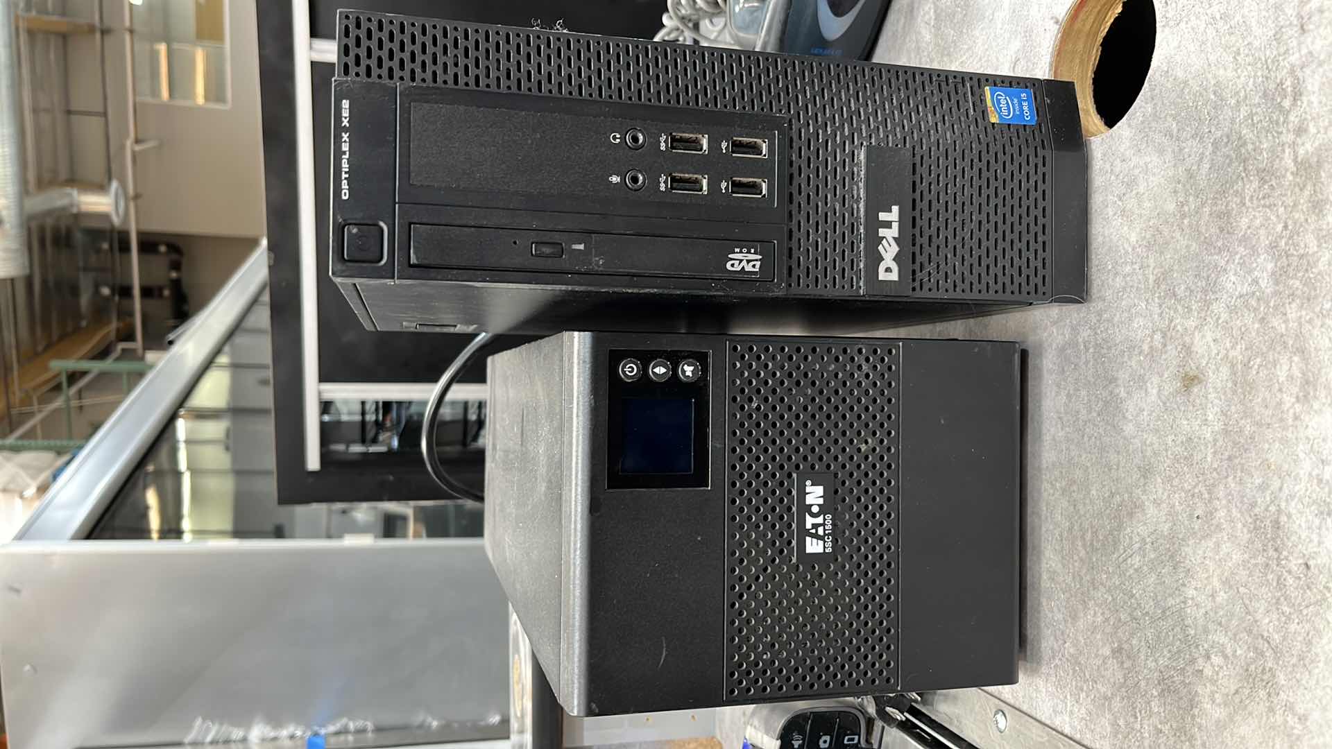 Photo 1 of ACCENT DUAL CUSTOMER SERVICE STATION W COMPLETE POS SYSTEM 97” X 25.5” X 42.5” (400+ LBS)