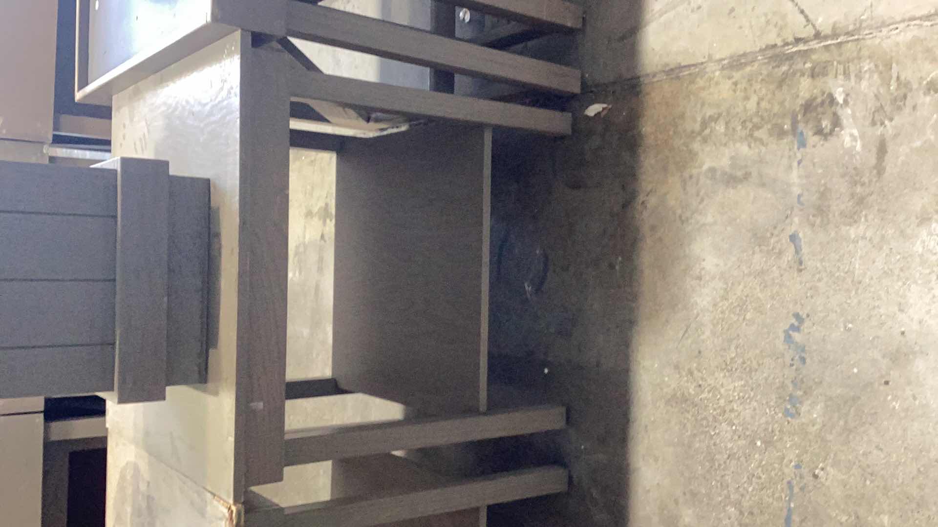 Photo 1 of TWO PIECE FRUIT DISPLAY STANDS 30” X 30” H 30”