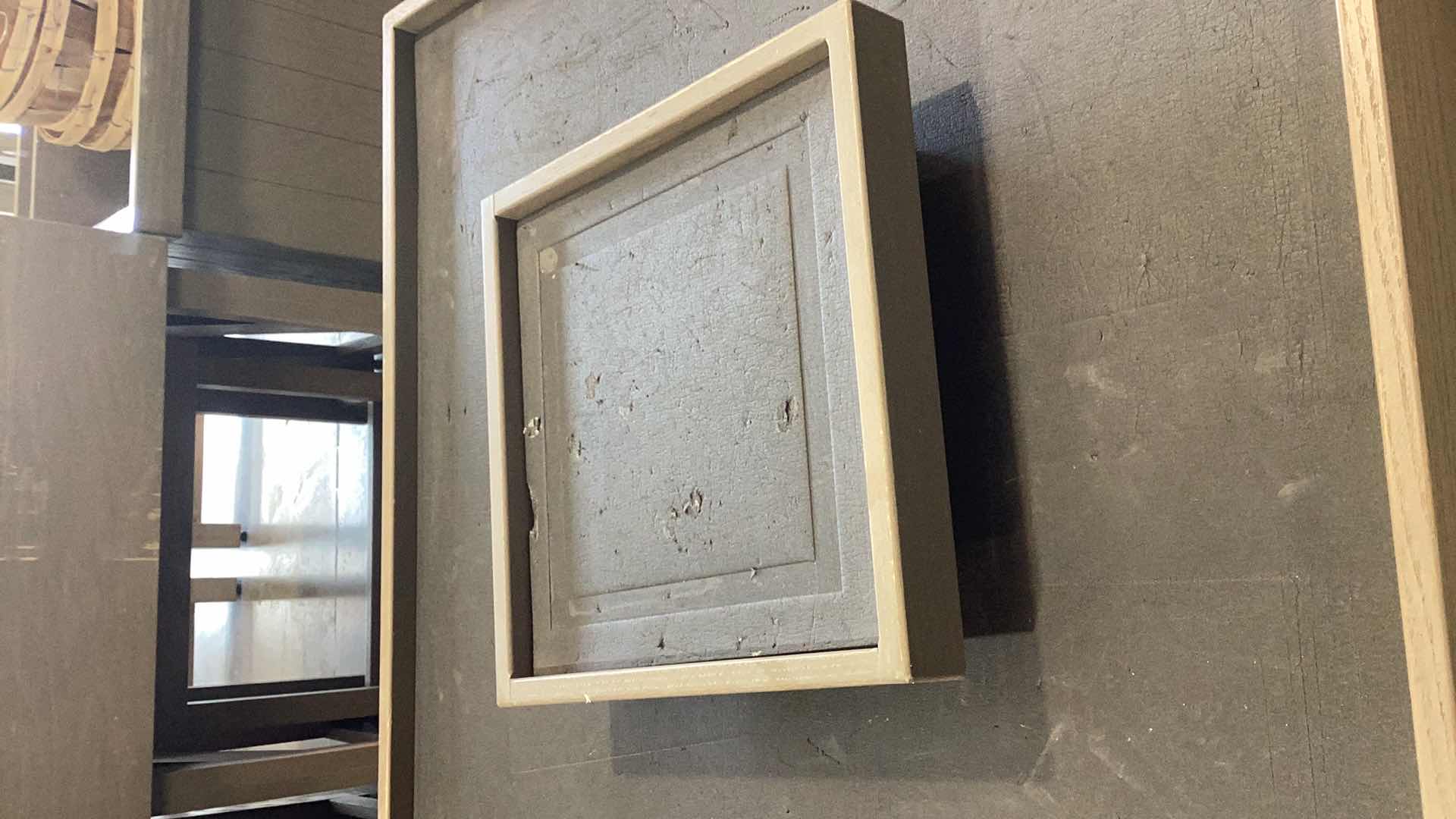 Photo 1 of THREE PIECE WOODEN FRUIT DISPLAY CASE 36” X 36” H 32”