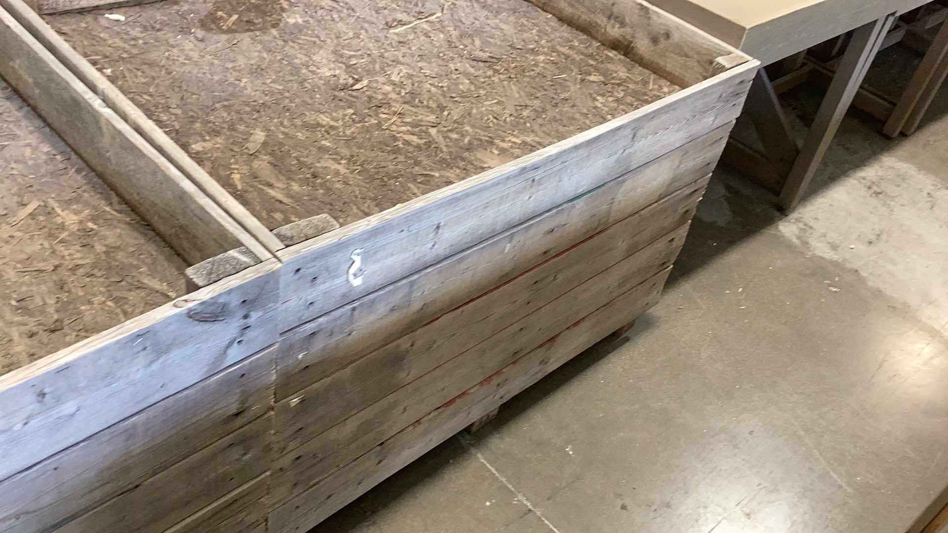 Photo 1 of LARGE WOODEN APPLE DISPLAY CASE 47” X 40” H 32”