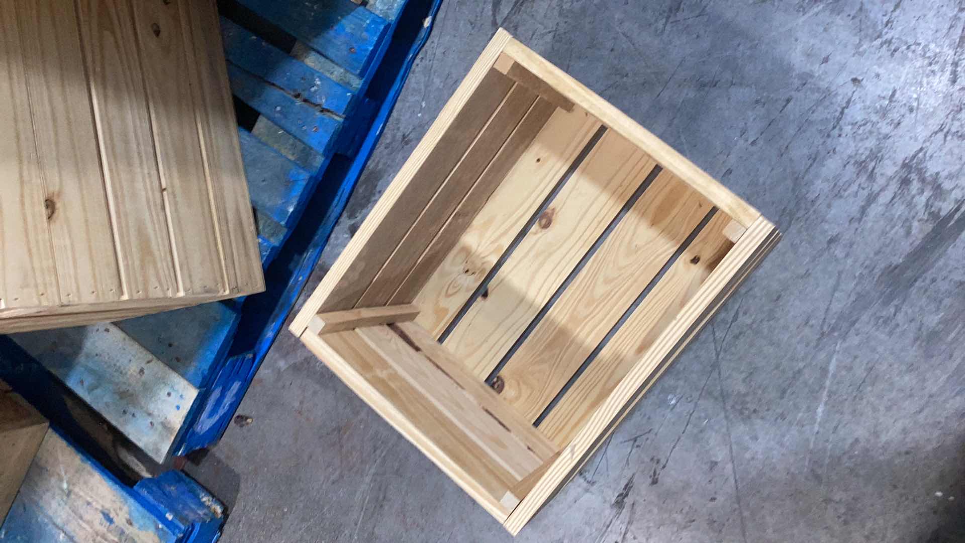 Photo 1 of TWO WOODEN CRATES, THREE ARE TOGETHER 18” X 12” H 45”