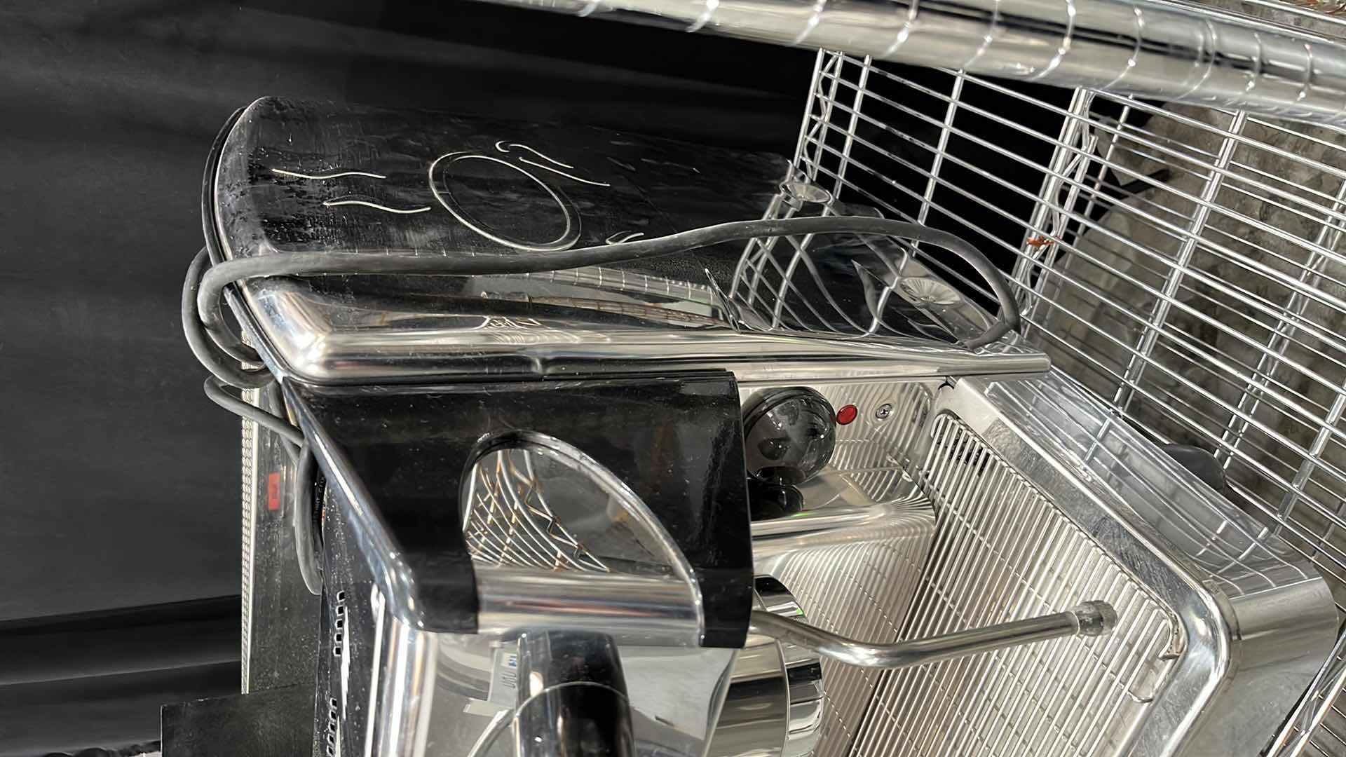 Photo 1 of EXPOBAR MULTI BOILER COMMERCIAL COFFEE MACHINE
20.5” X 27” H 21” (ESPRESSO PORTAFILTER IS NOT INCLUDED)