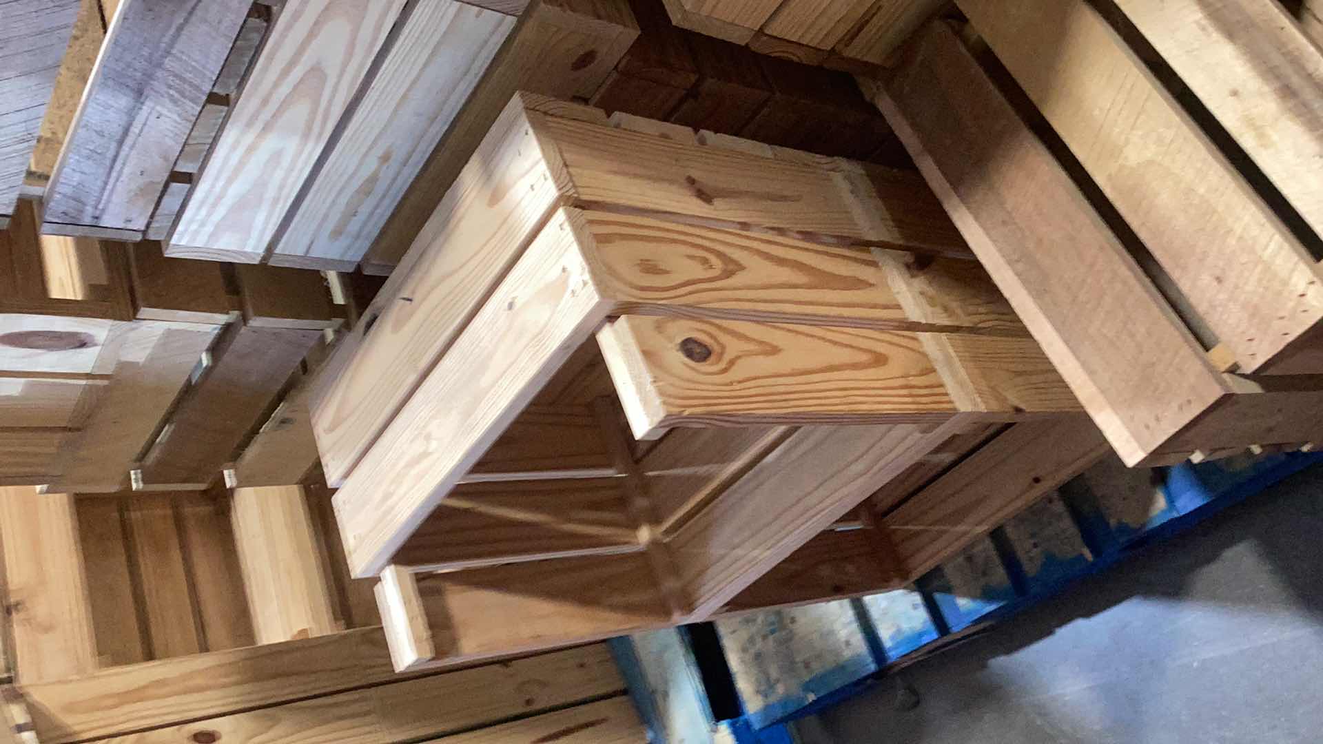 Photo 1 of TWO WOODEN CRATES, TWO ARE ATTACHED 18” X 12” H 30”