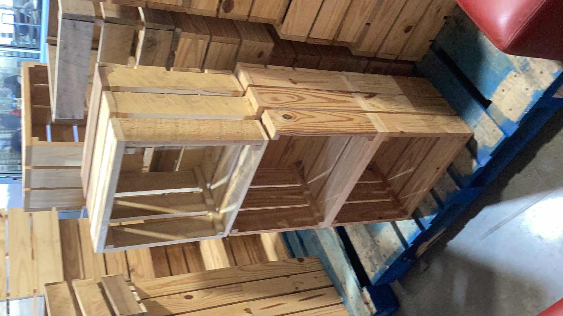 Photo 1 of TWO WOODEN CRATES, TWO ARE ATTACHED 18” X 12” H 30”