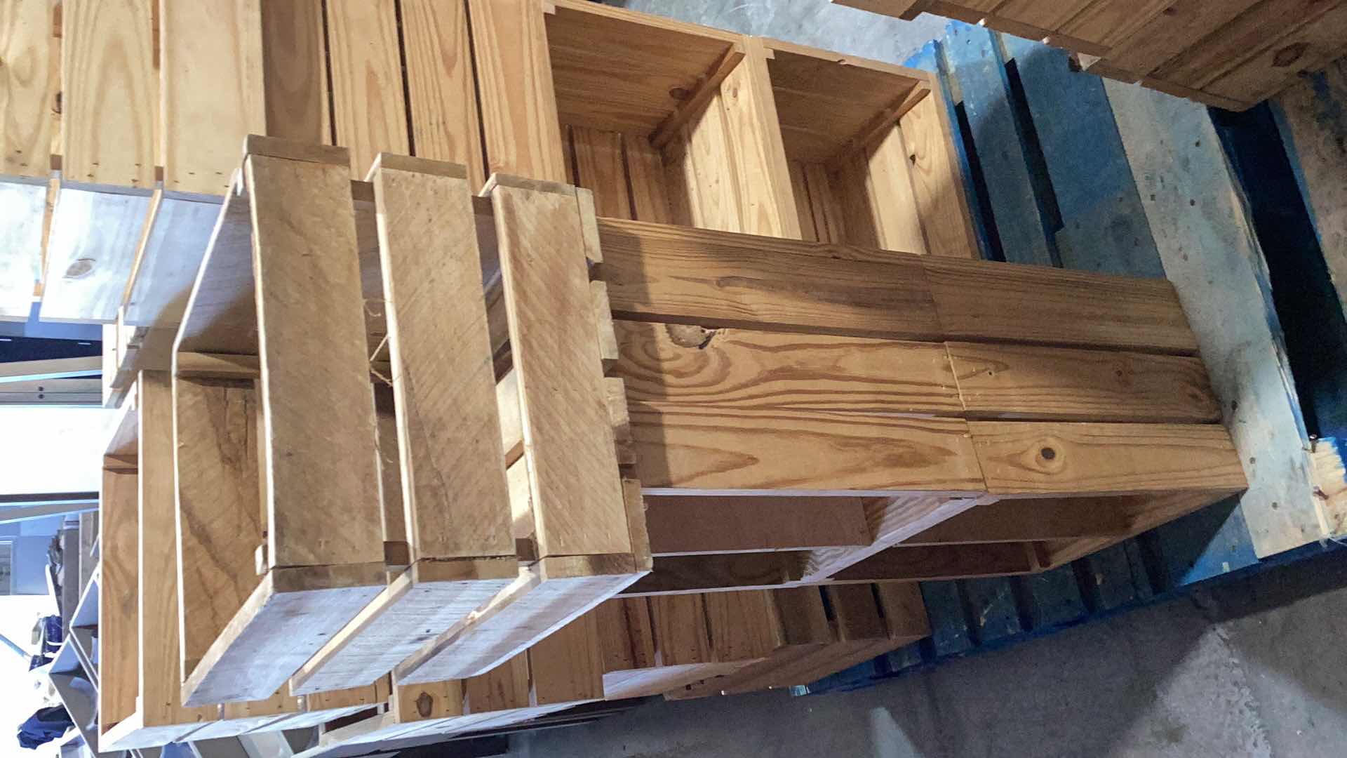 Photo 1 of TWO WOODEN CRATES TWO ARE ATTACHED 12” X 15” H 36”