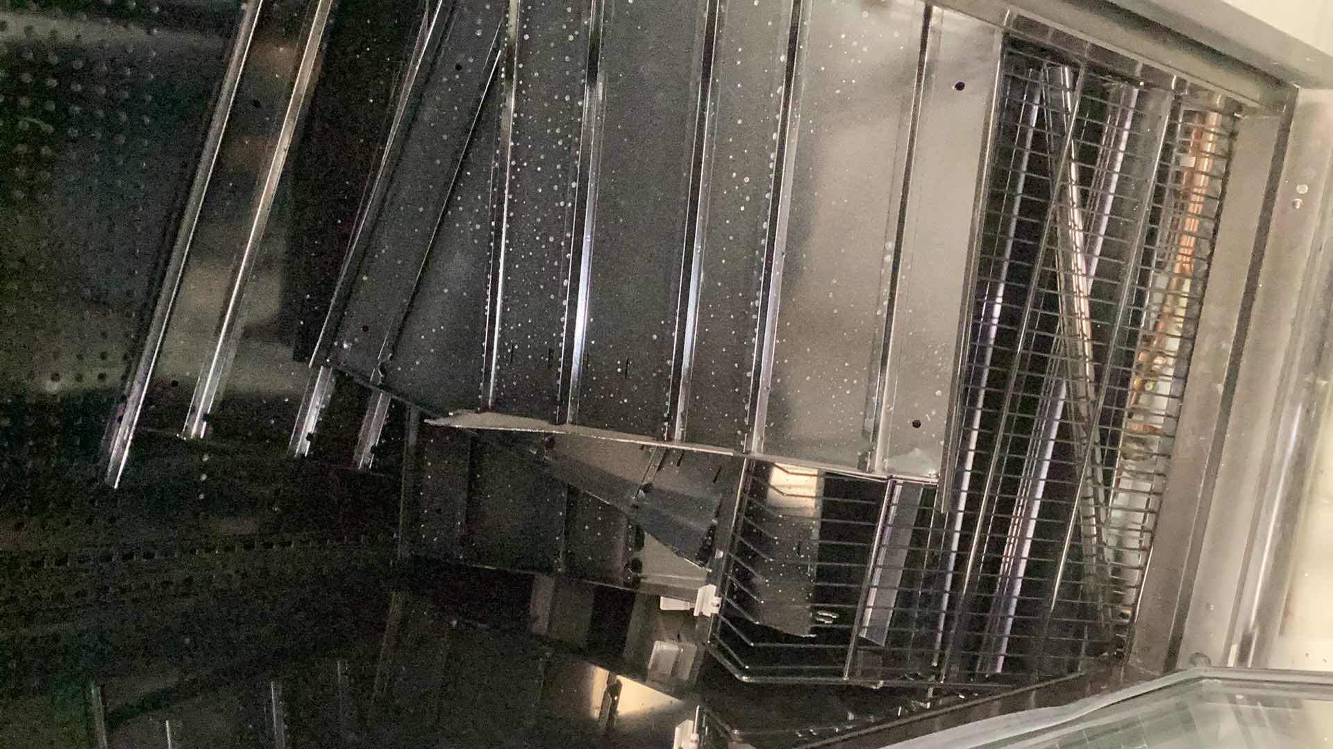 Photo 1 of HUSSMANN COMMERCIAL DISPLAY REFRIGERATOR/FREEZER WITH SHELVING 120 VOLT MODEL RLTM200 (HARDWIRED)