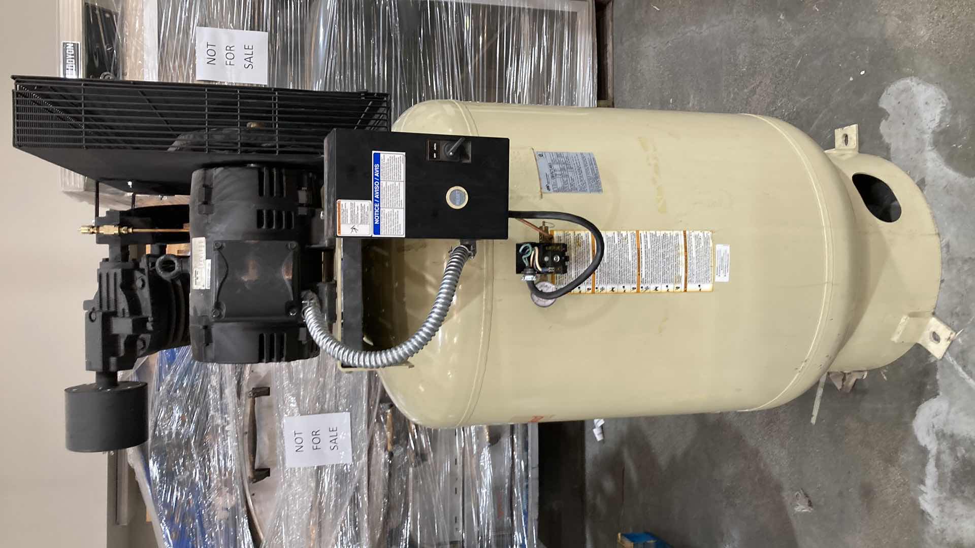 Photo 1 of INGERSOLL RAND COMPRESSOR MODEL 2545k10-V & INGERSOLL HIGH TEMP AIR DRYER MODEL D102IT