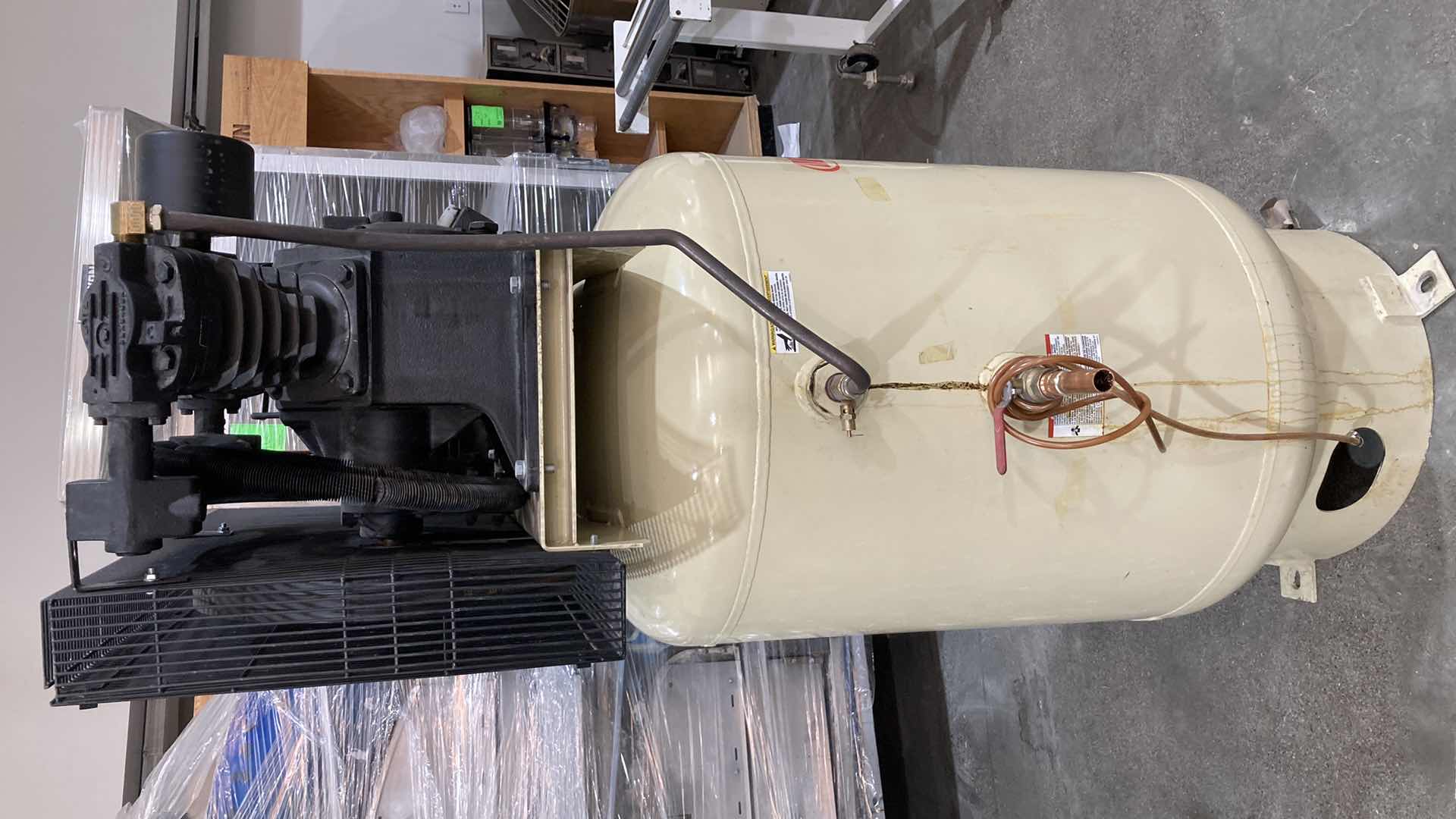 Photo 3 of INGERSOLL RAND COMPRESSOR MODEL 2545k10-V & INGERSOLL HIGH TEMP AIR DRYER MODEL D102IT