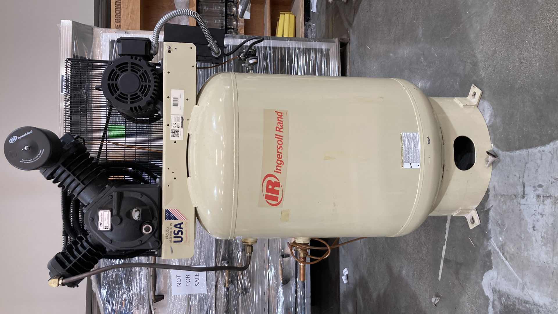 Photo 2 of INGERSOLL RAND COMPRESSOR MODEL 2545k10-V & INGERSOLL HIGH TEMP AIR DRYER MODEL D102IT