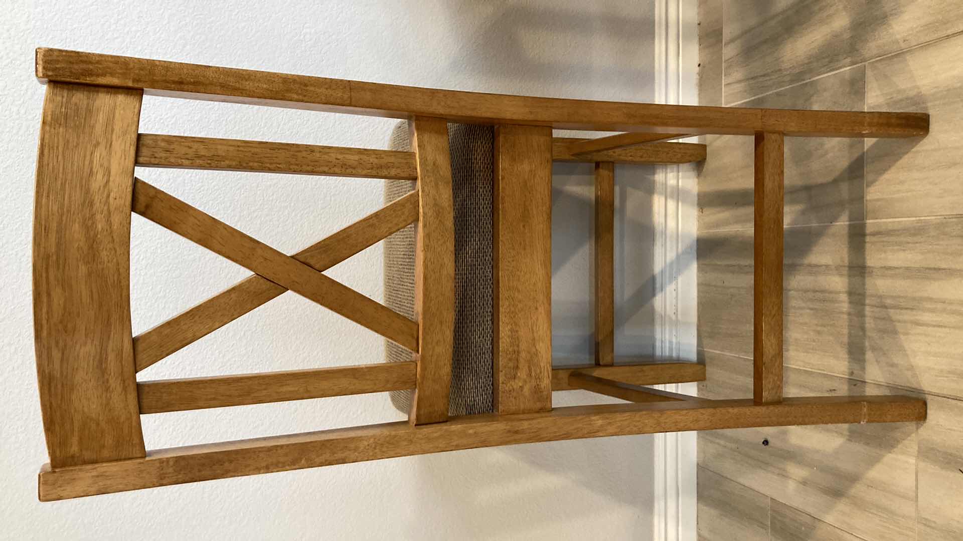 Photo 1 of EMERALD HOME DINING TABLE & 4 BAR STOOLS W LAZY SUSAN & FOLD OUT LEAFS 46”-60” X 36.25”