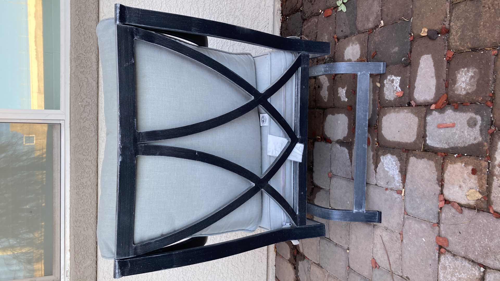 View 3 of HAMPTON BAY PATIO METAL CHAIRS W CUSHIONS (4) 27” X 30” H35.5”