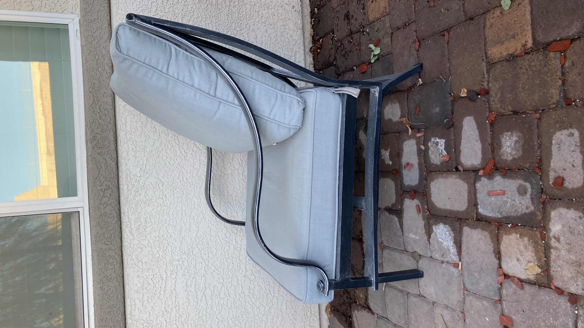 View 2 of HAMPTON BAY PATIO METAL CHAIRS W CUSHIONS (4) 27” X 30” H35.5”