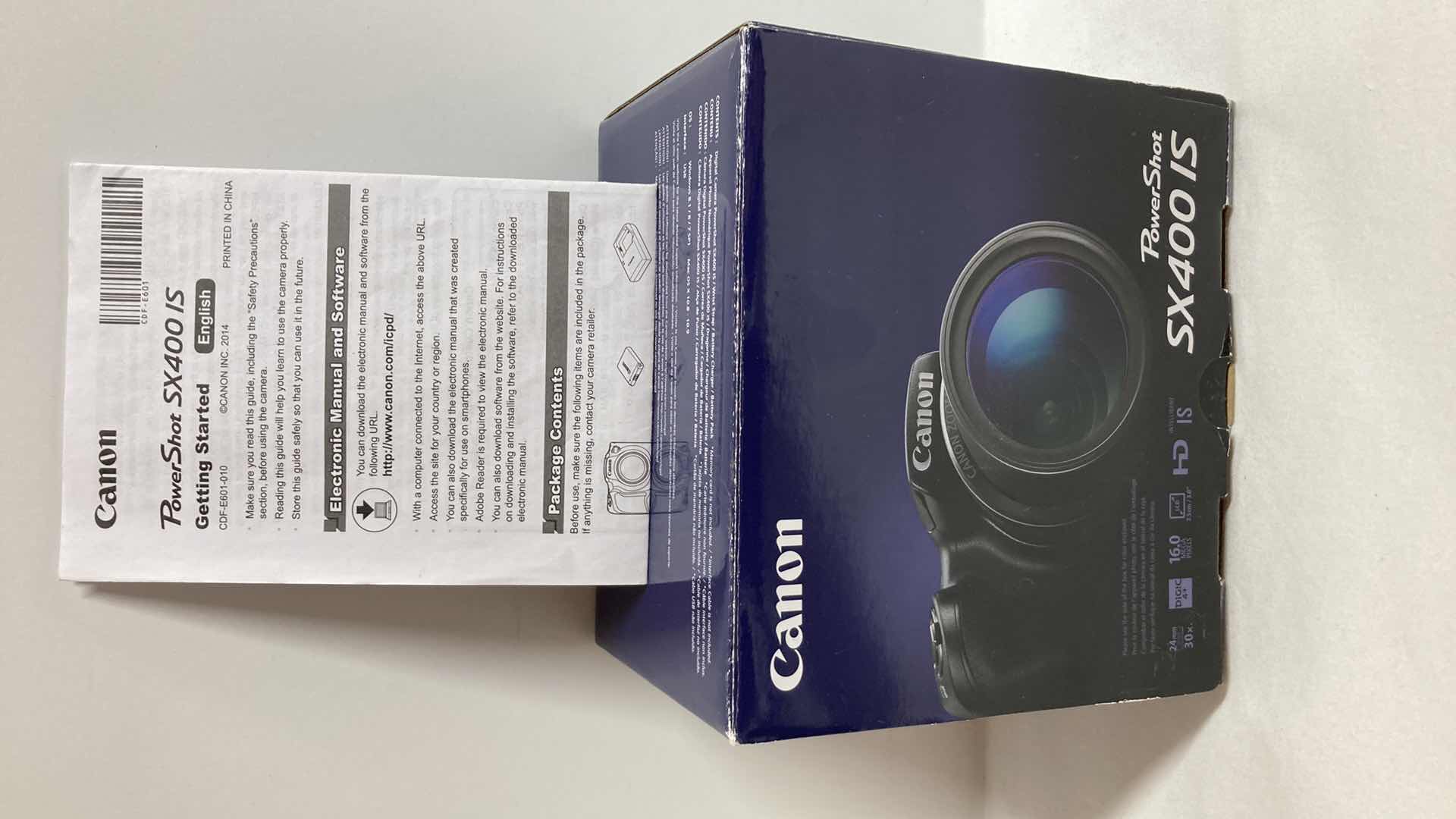 Photo 1 of CANON POWER SHOT CAMERA MODEL SX400 IS W BATTERIES & CHARGERS