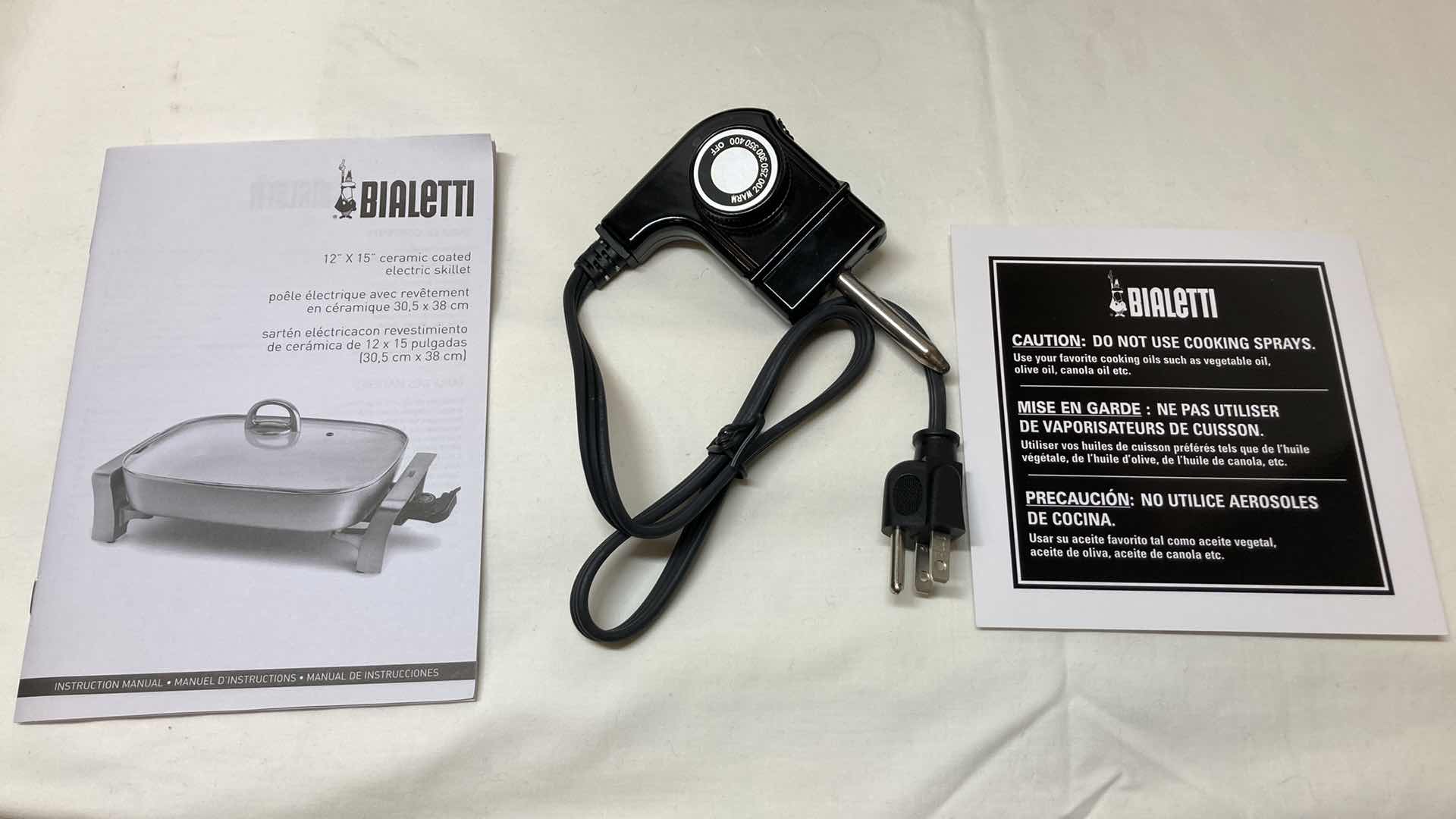 Photo 1 of BIALETTI CERAMIC COATED ELECTRIC SKILLET 12” X 15”