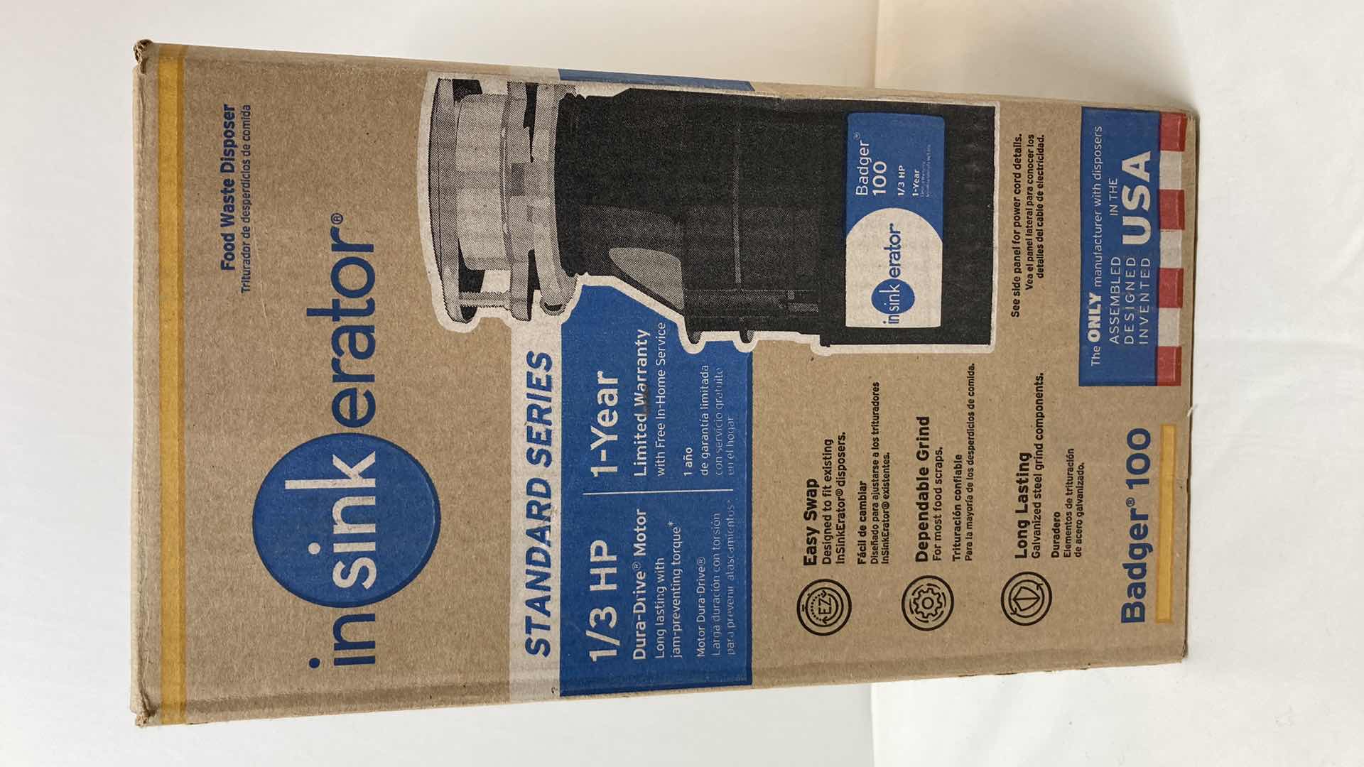 Photo 1 of INSINKERATOR BADGER 100 FOOD WASTE DISPOSER