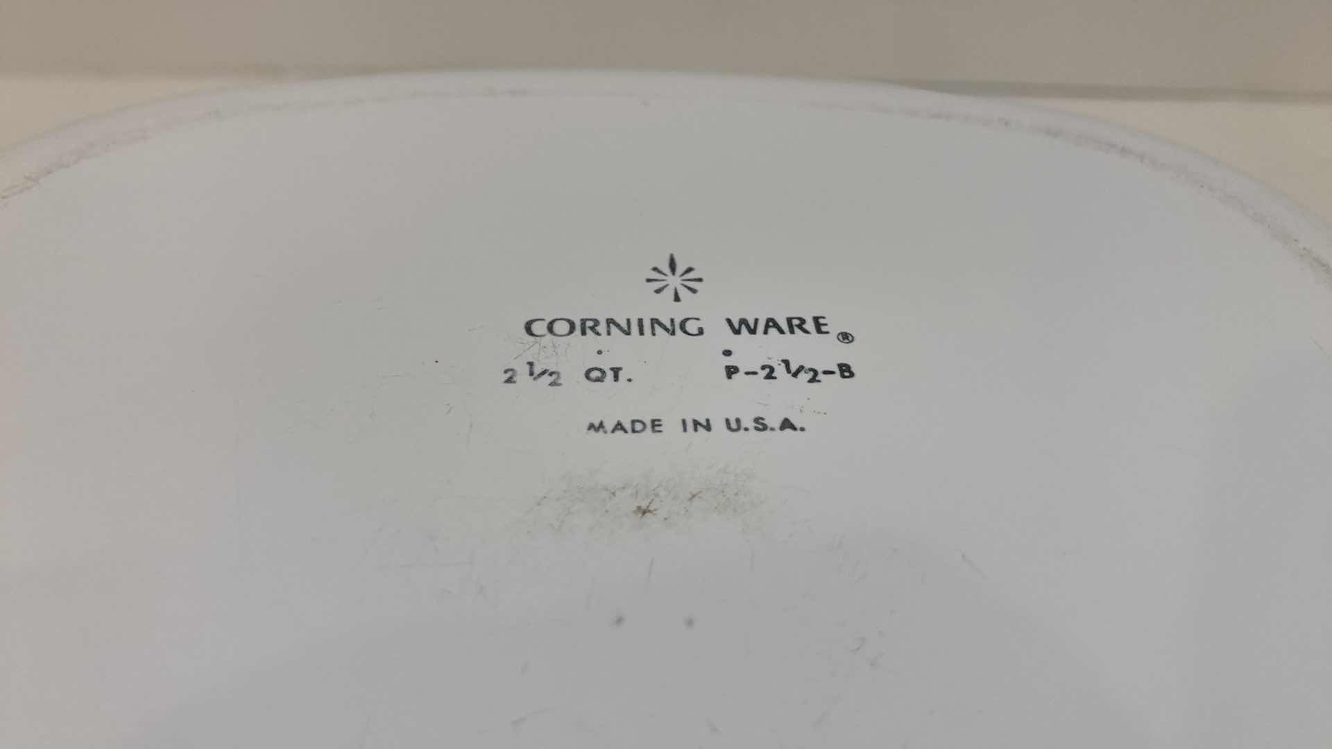 Photo 5 of CORNING WARE BLUE CORNFLOWER CASSEROLE BOWLS (4)