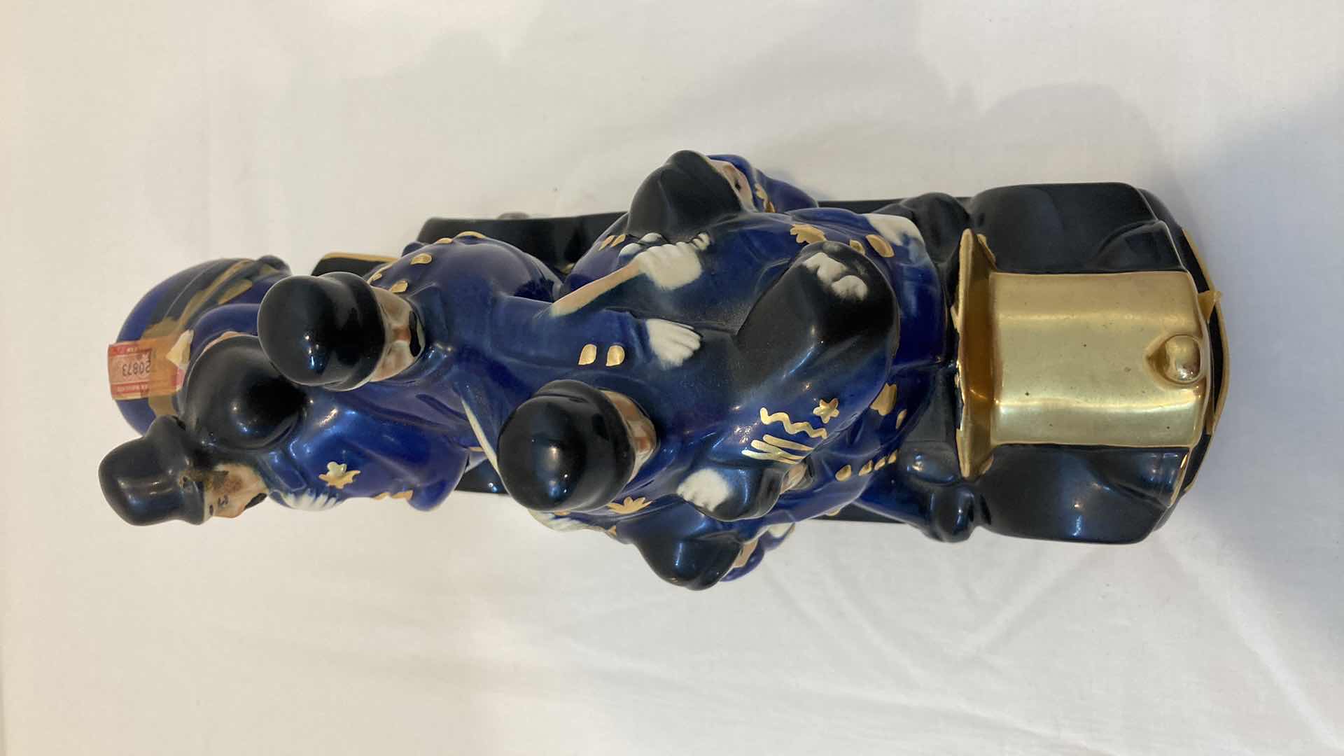 Photo 1 of HERITAGE CHINA HAND DECORATED W 24K GOLD BOBBY POLICE CAR DECANTER 1971 11.5” X 4.5” H7”