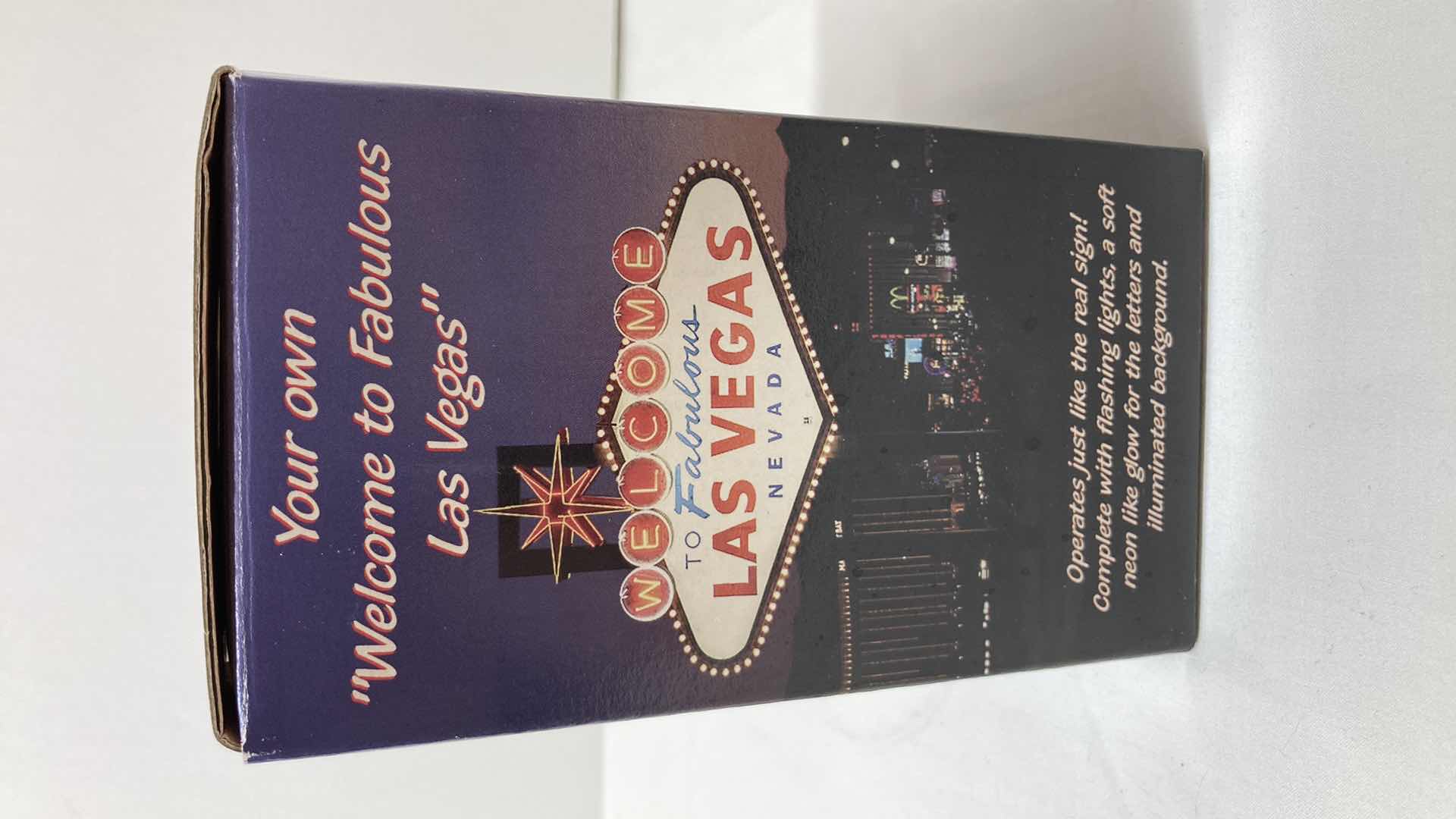 Photo 1 of DESKTOP NEON LIGHT UP WELCOME TO LAS VEGAS SIGN