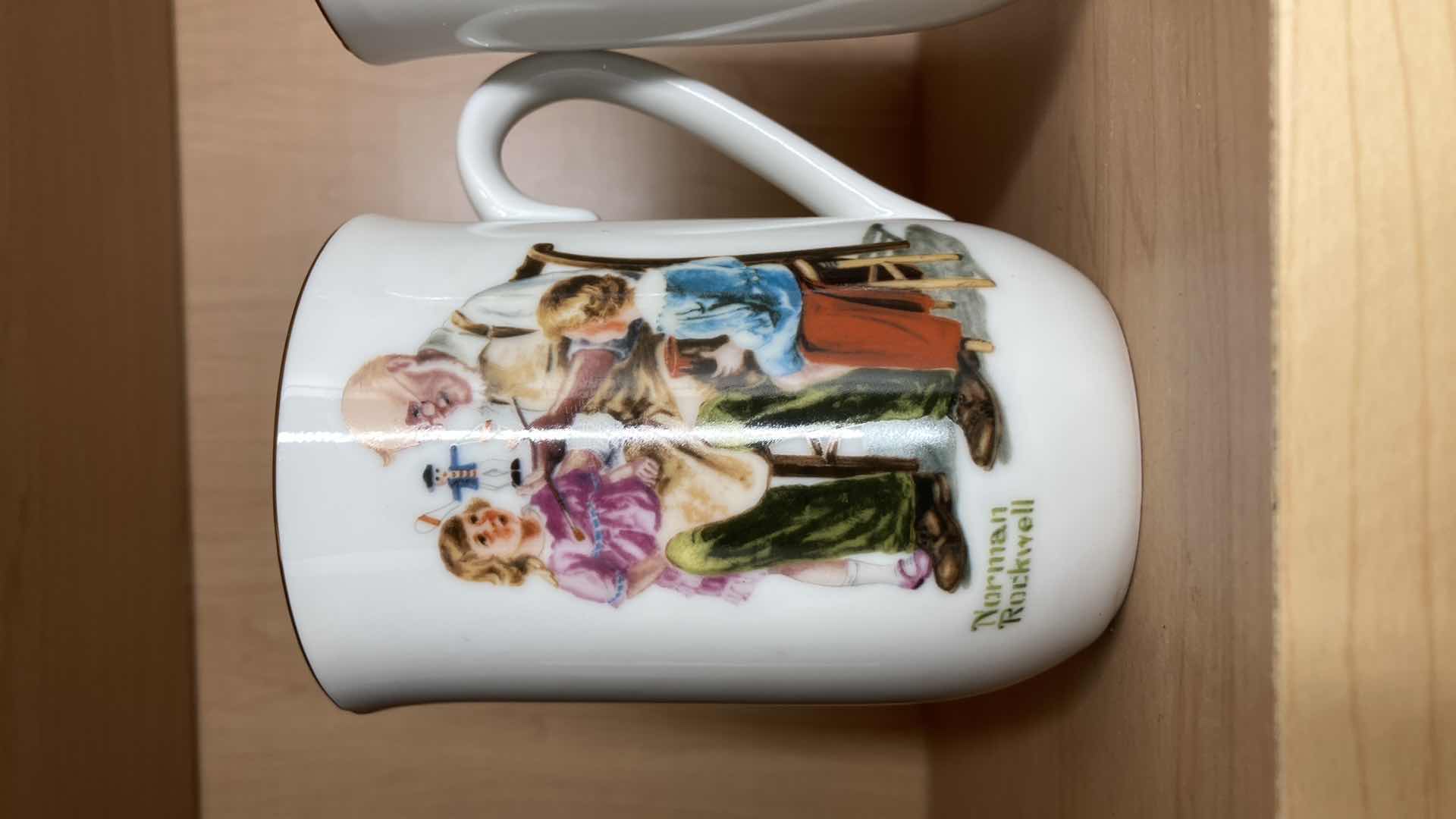Photo 1 of NORMAN ROCKWELL MUSEUM MUG SET (4)